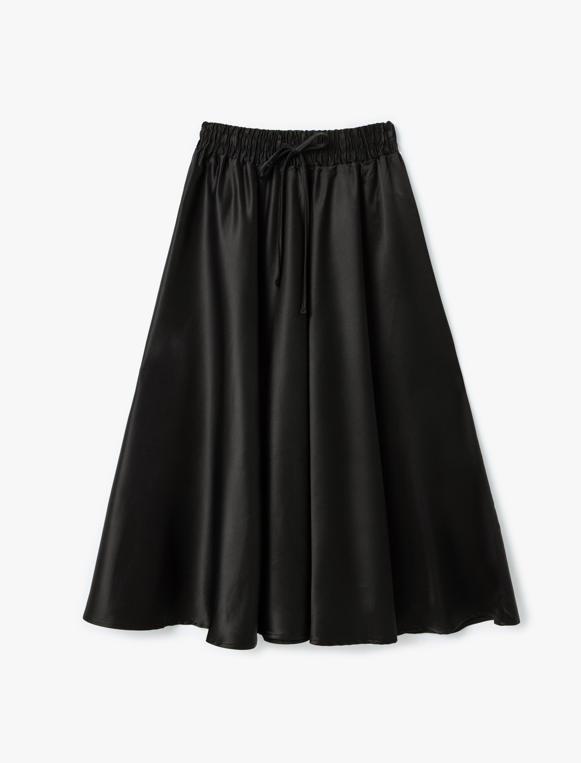   Viskon Kumaş Saten Kloş Çan Etek