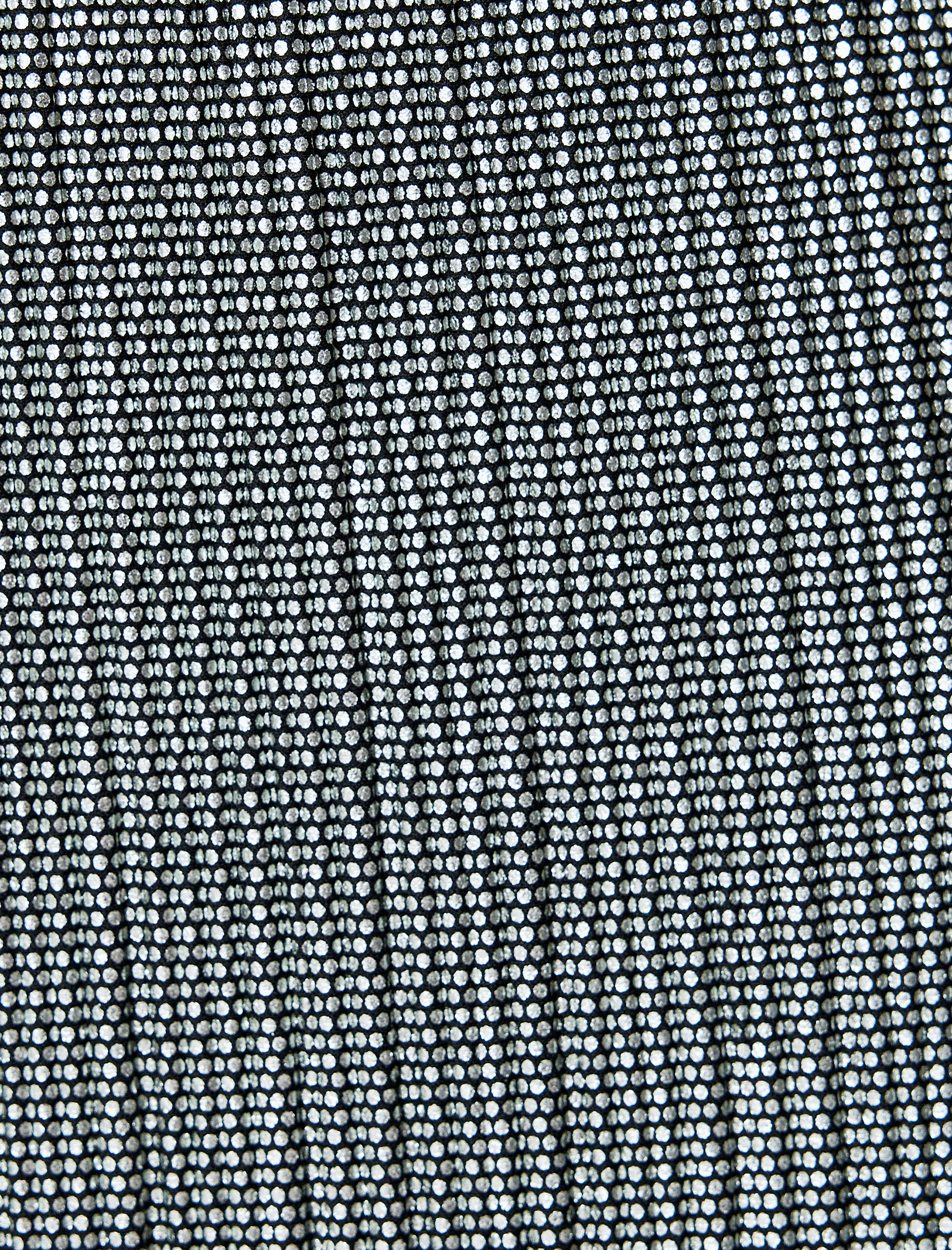   Standart Bel Metalik Dokulu Palazzo Pantolon