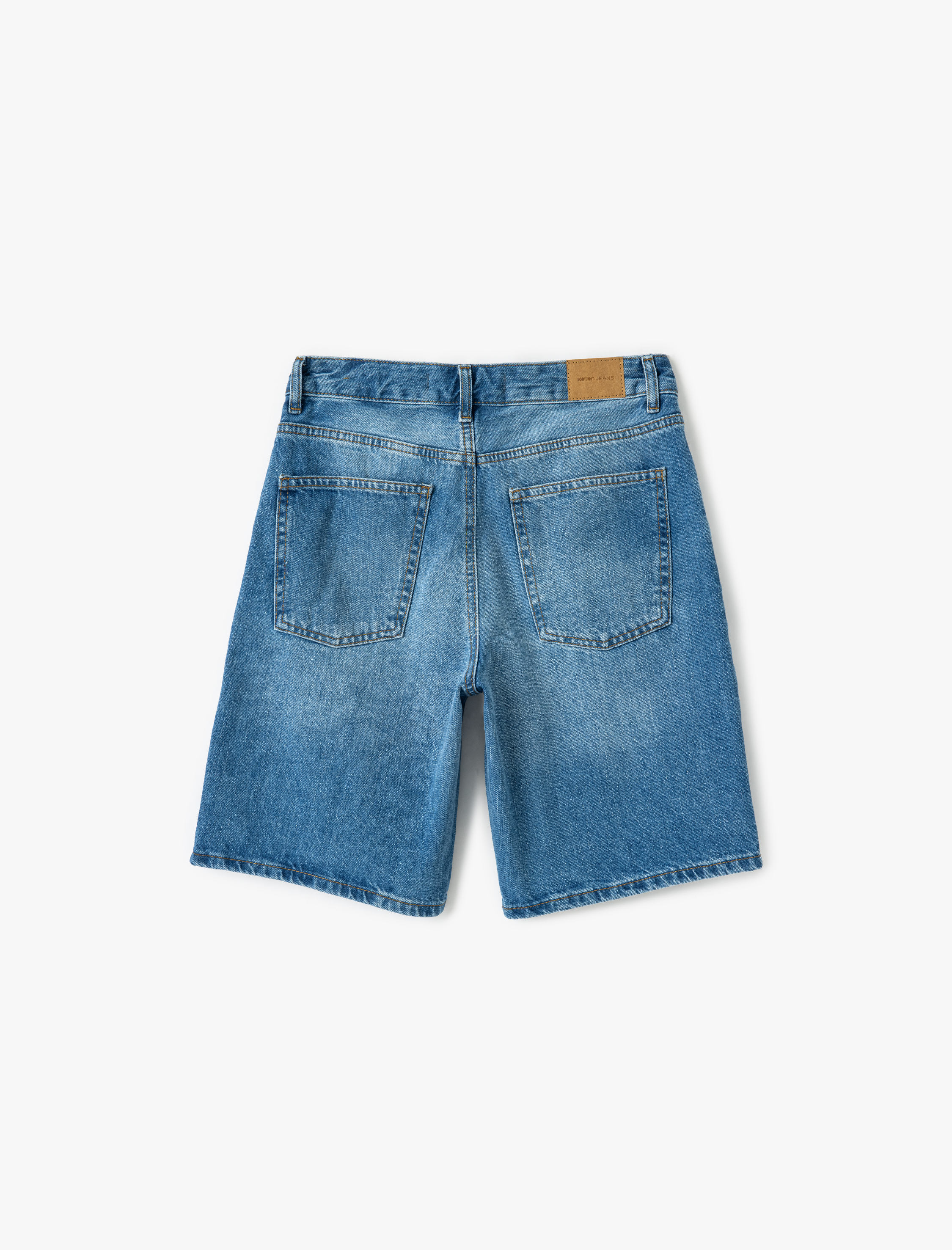   Rahat Kesim Normal Bel Denim Şort