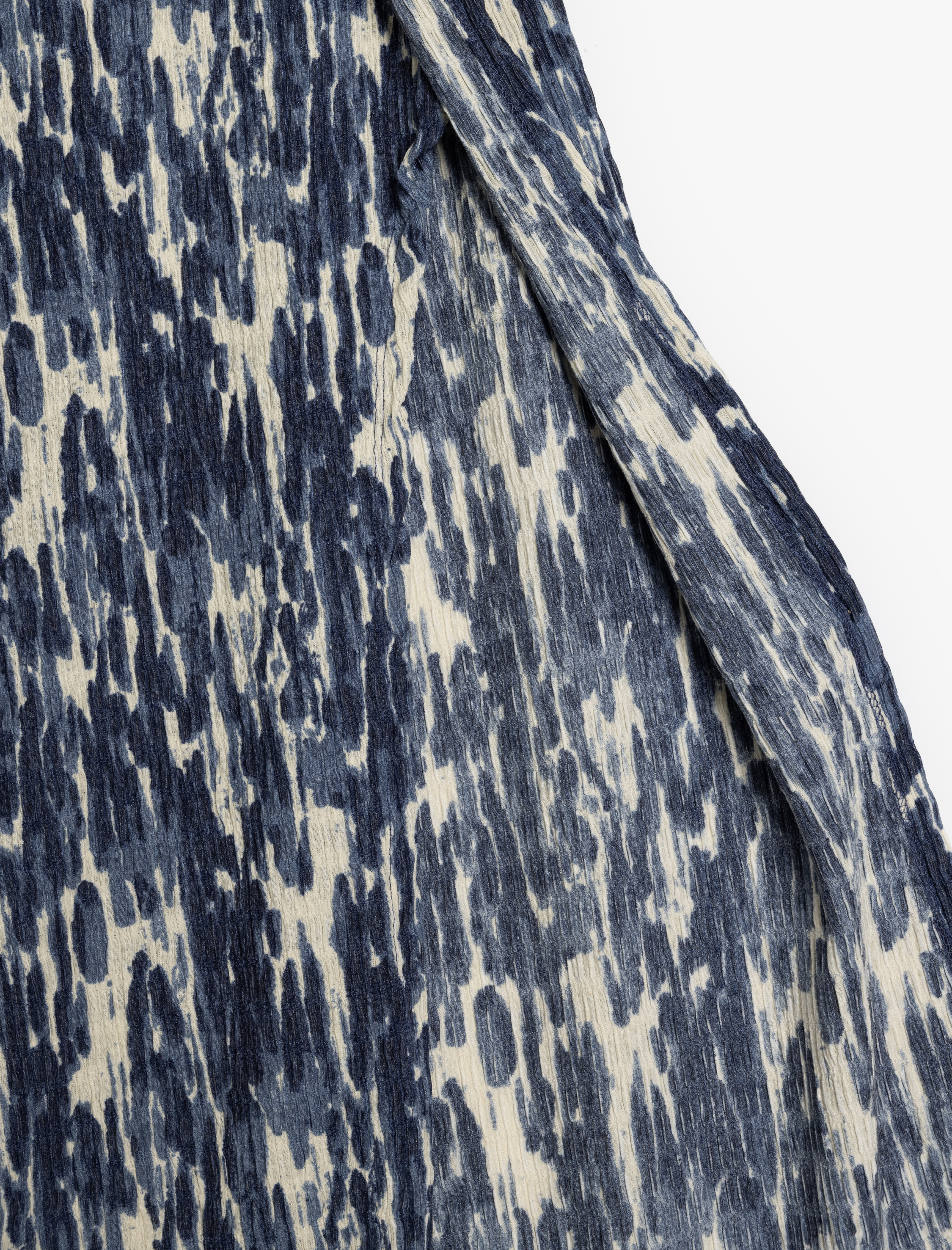   Beli Bağcıklı Yırtmaç Detaylı Düz Paça Pantolon Bürümcük