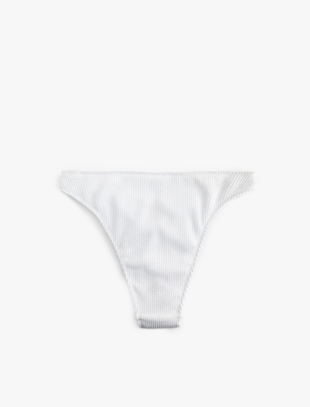Deniz Kabuğu Metal Aksesuarlı Düşük Bel Bikini Altı_1