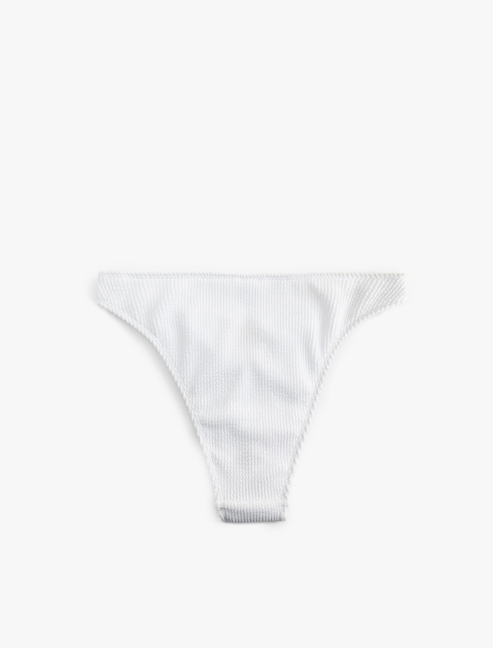  Deniz Kabuğu Metal Aksesuarlı Düşük Bel Bikini Altı