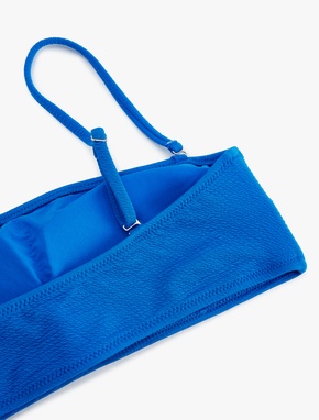 Hafif Dolgulu Straplez Bikini Üstü_1