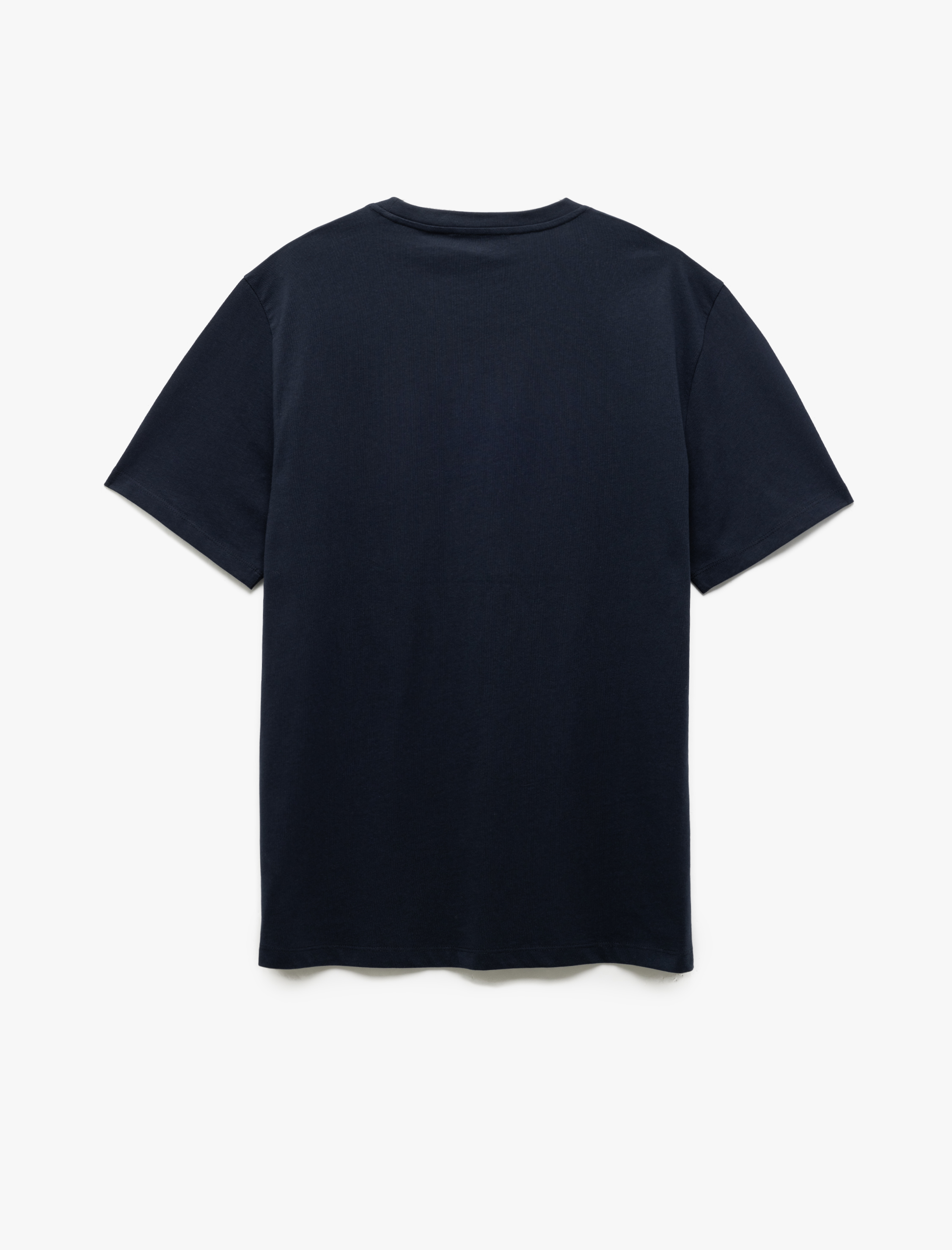   Pamuklu Kısa Kollu Regular Fit Bisiklet Yaka Kolej Baskılı Tişört