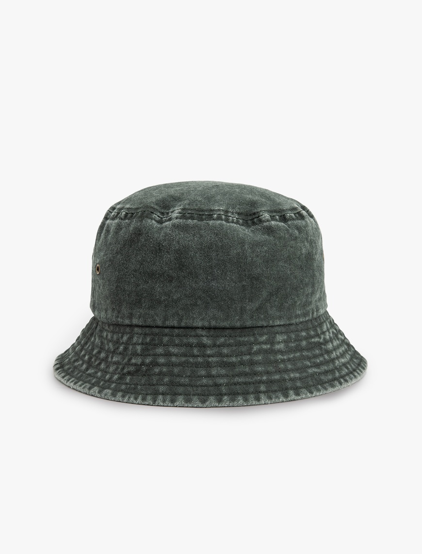 Erkek Yıkamalı Pamuklu Bucket Şapka