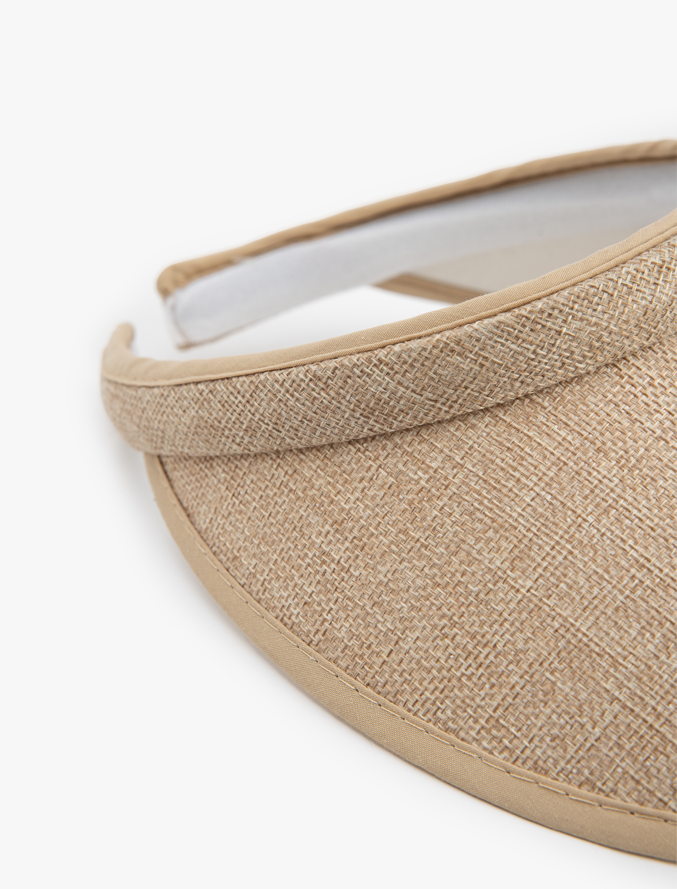  Kadın Geniş Kenarlı Hasır Vizör Şapka