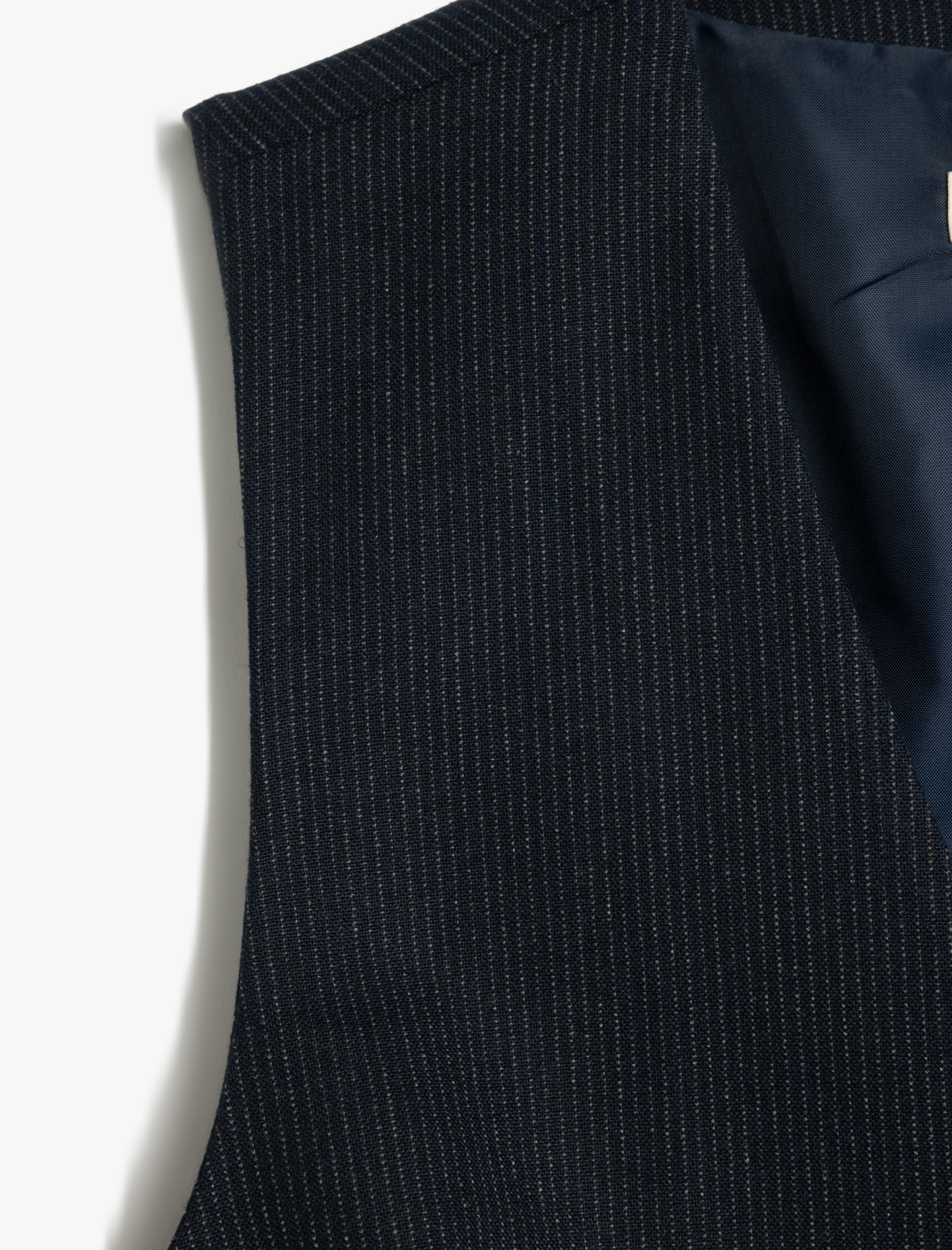   Düğme Detaylı V Yaka Blazer Yelek