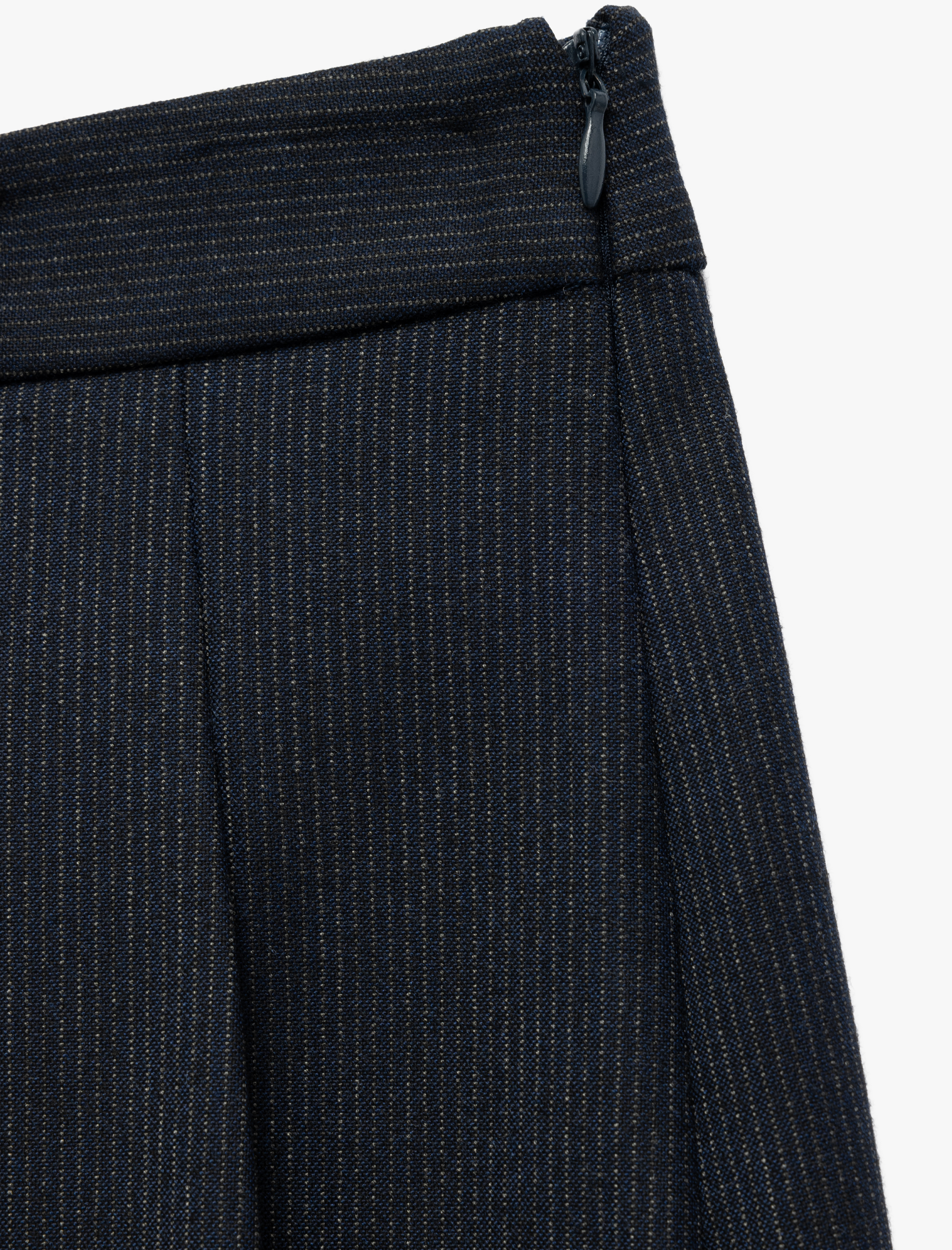   Pileli Yüksek Bel Mini Şort Etek