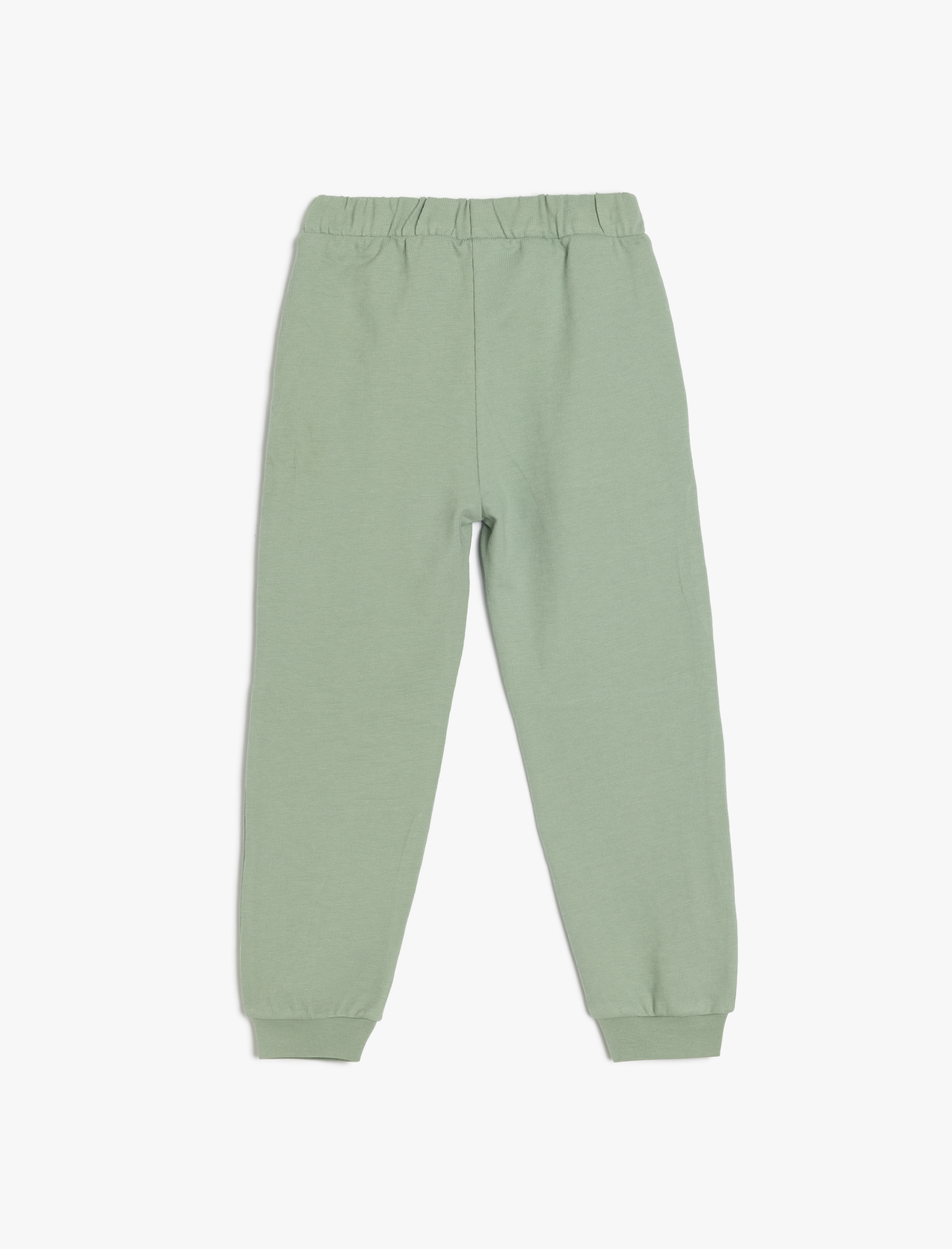  Erkek Bebek Cepli Beli Bağlamalı Pamuklu Basic Pantolon Görünümlü Jogger Eşofman Altı