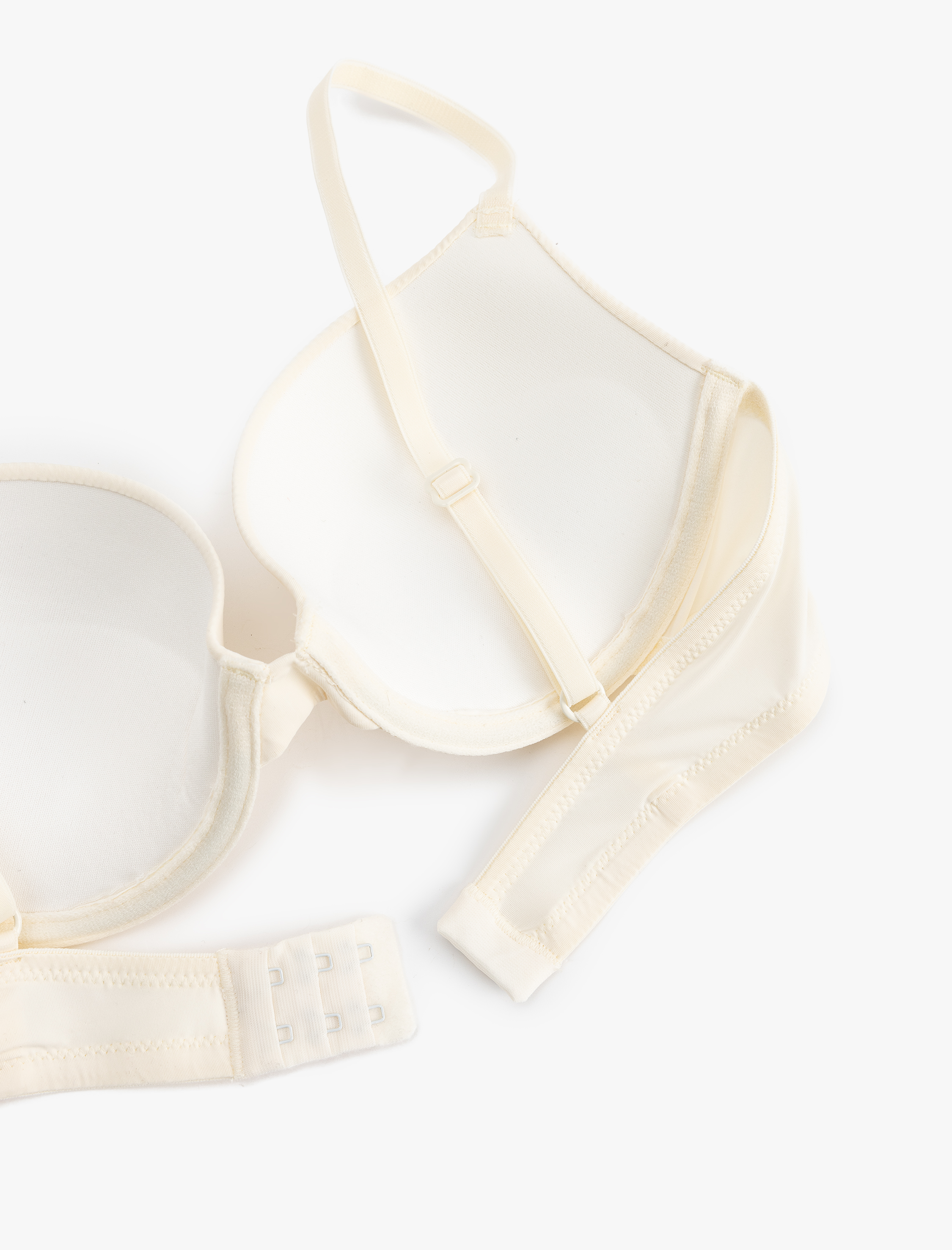   Yarım Dolgulu Balenli Kaplı Push Up Sütyen