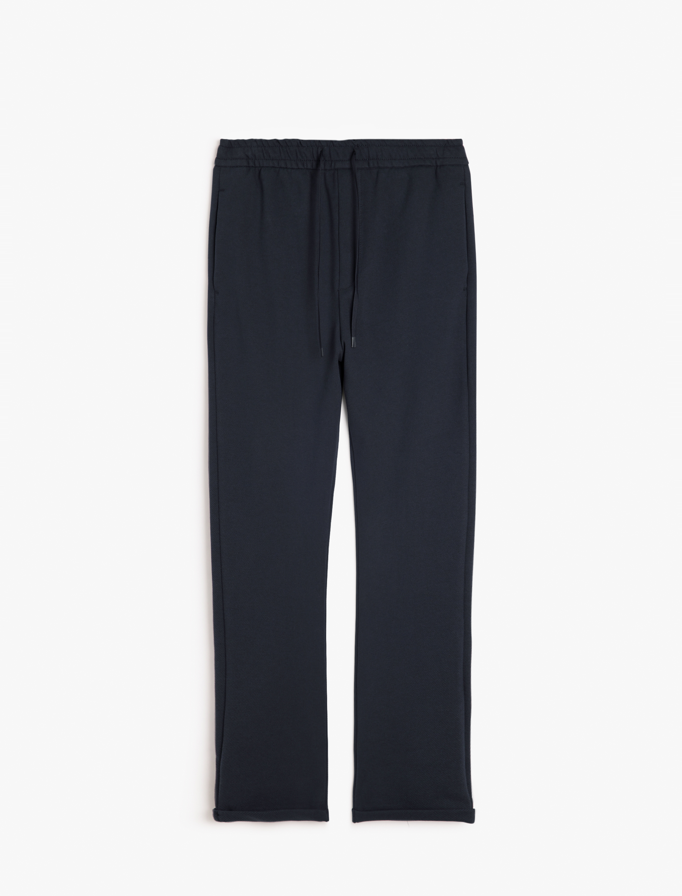   Beli Bağcıklı Cep Detaylı Pamuk Karışımlı Pantolon