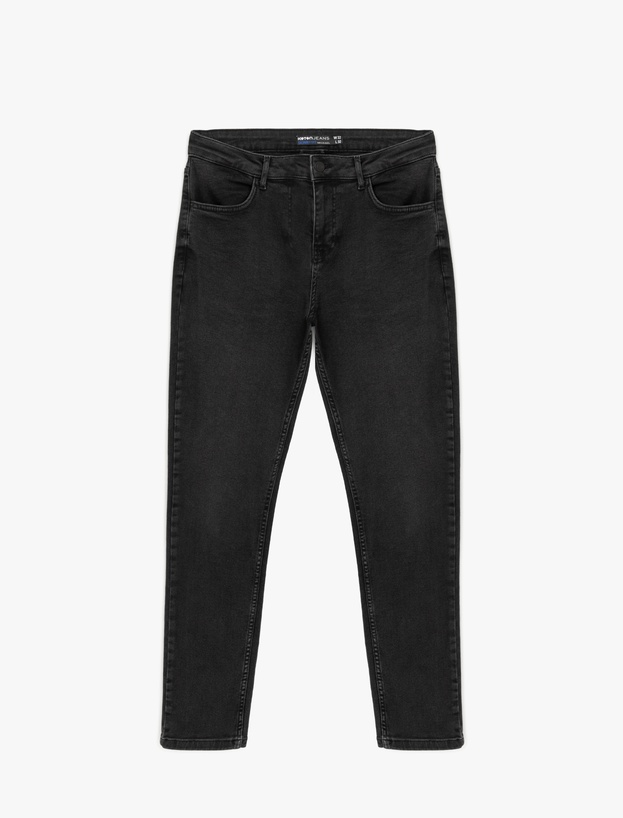 Normal Bel Pamuklu Skinny Fit Jean Pantolon - Michael Jean_3