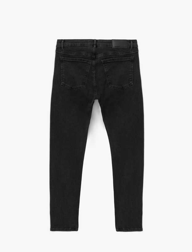 Normal Bel Pamuklu Skinny Fit Jean Pantolon - Michael Jean_4