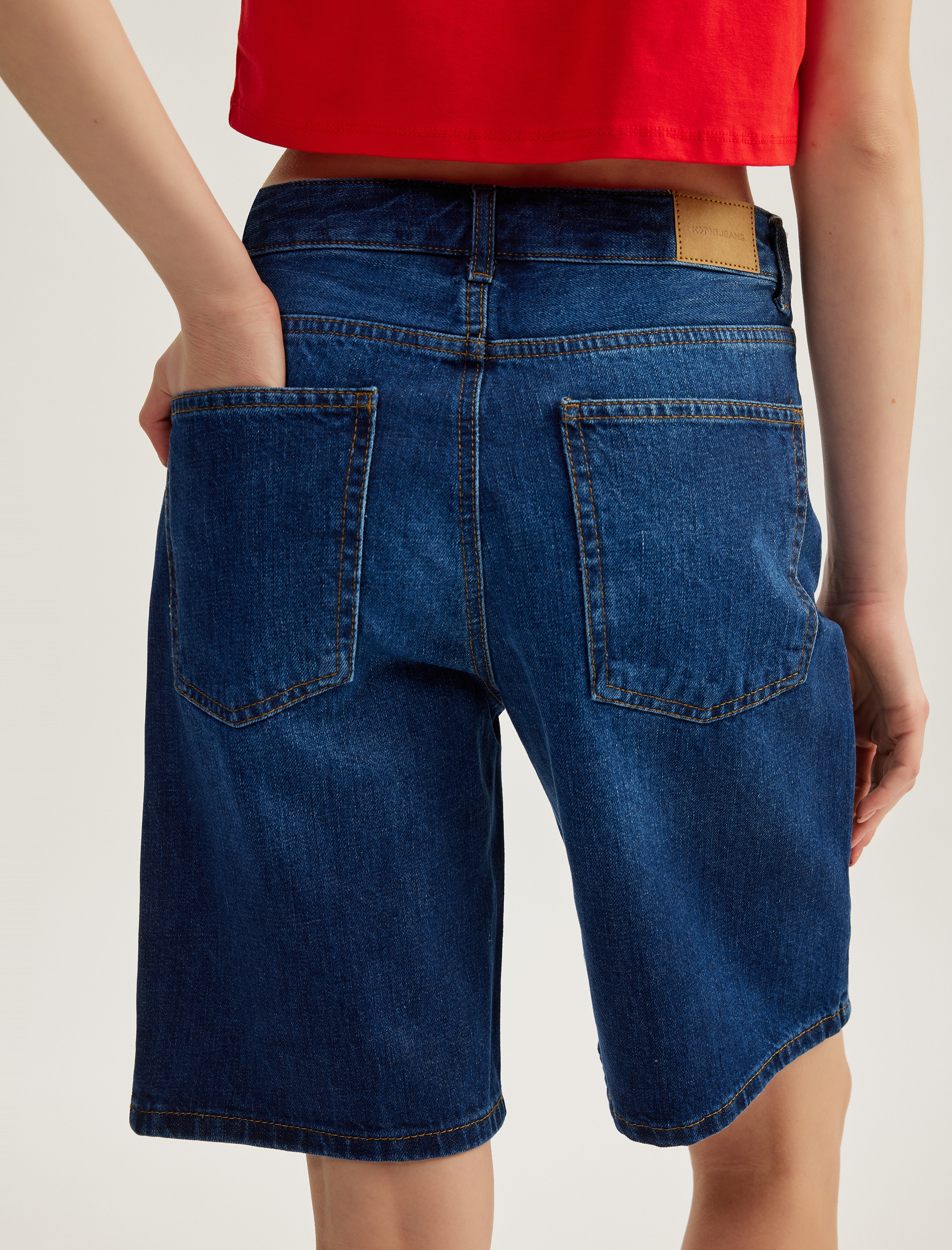   Rahat Kesim Normal Bel Denim Şort