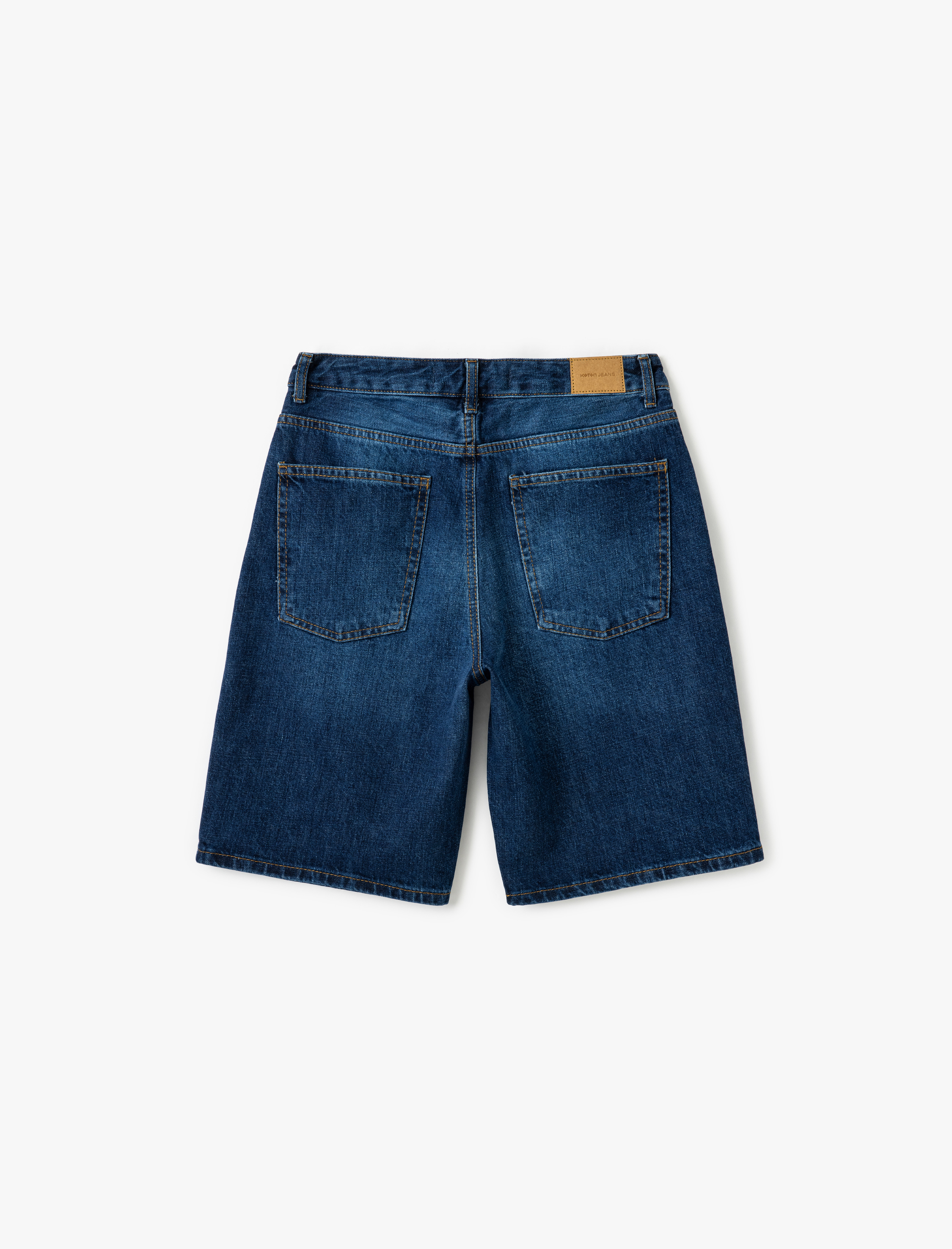   Rahat Kesim Normal Bel Denim Şort