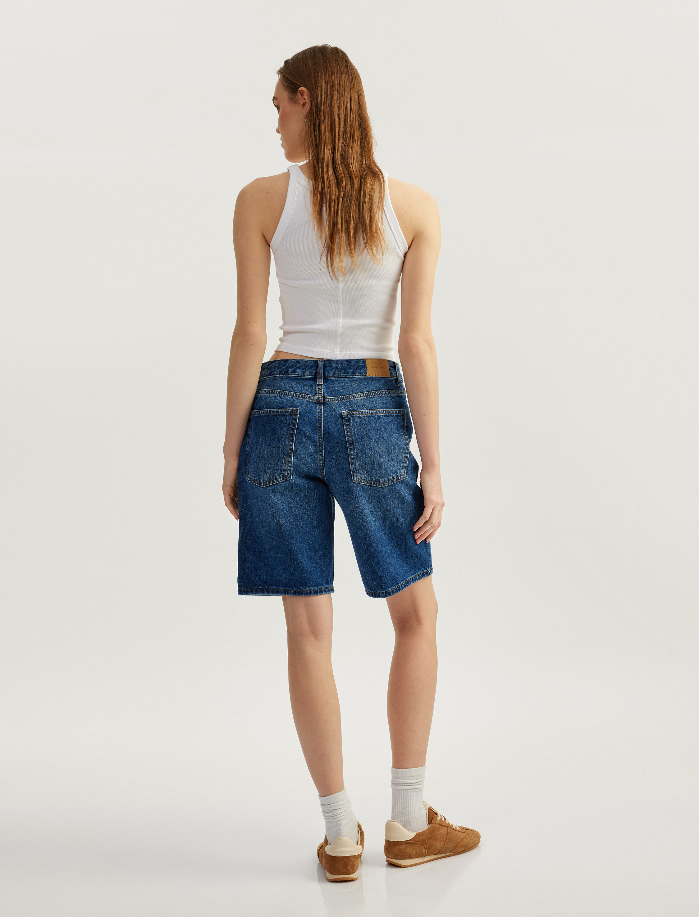   Rahat Kesim Normal Bel Denim Şort