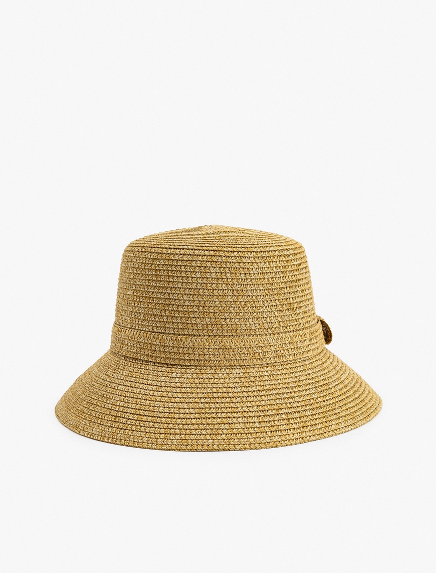  Kadın Bucket Hasır Şapka