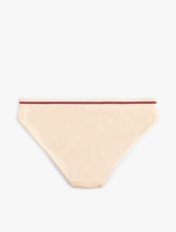  Pamuklu Ayıcık Baskılı Kadın Brief Külot