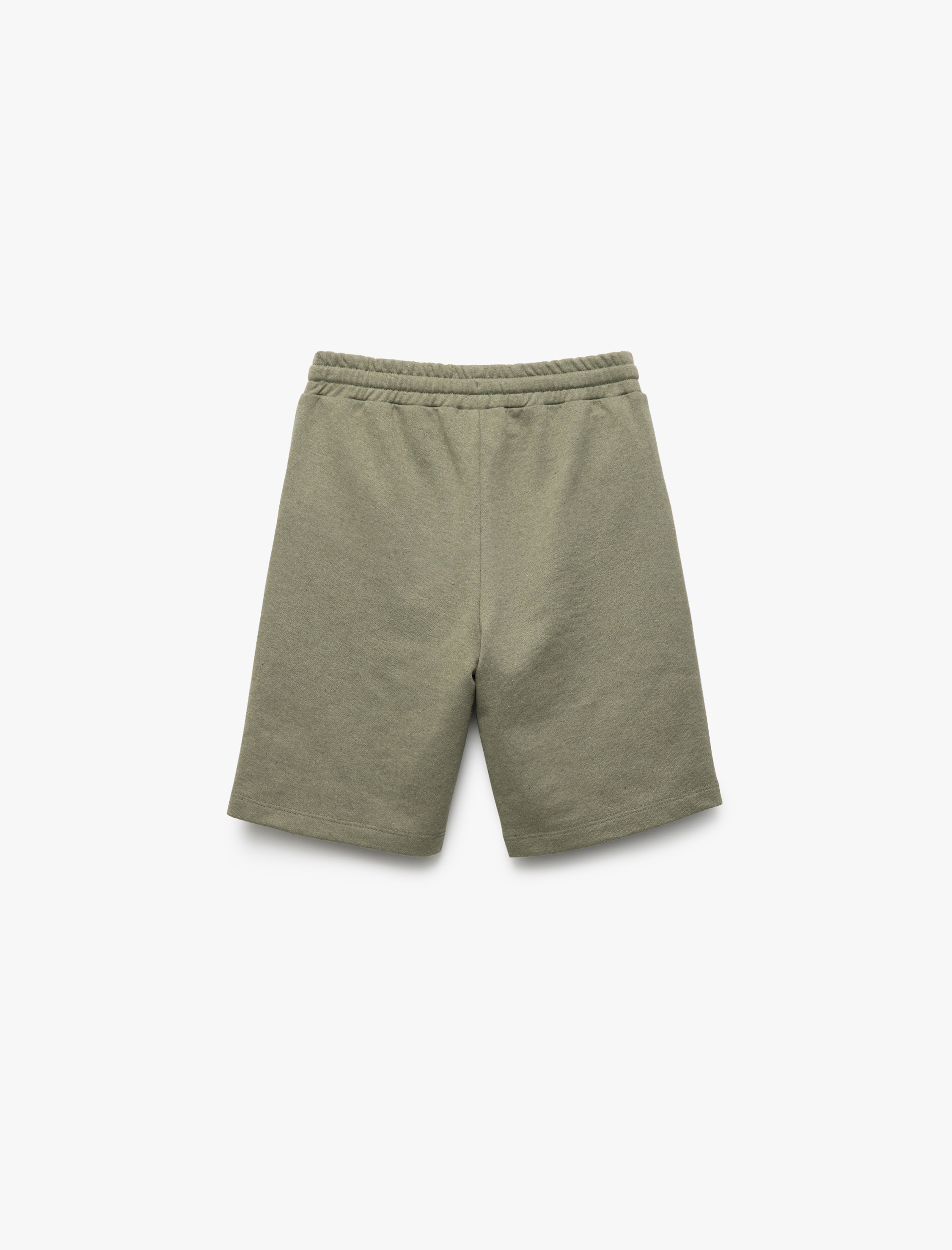 Erkek Çocuk Beli Bağcıklı Cep Detaylı ı Basic Şort