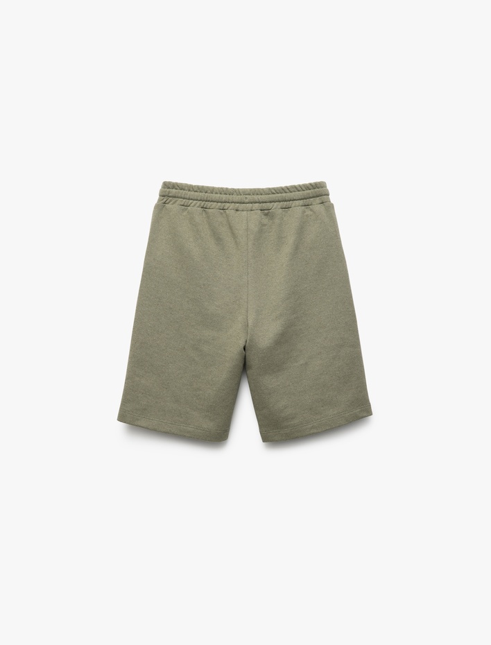 Erkek Çocuk Beli Bağcıklı Cep Detaylı ı Basic Şort