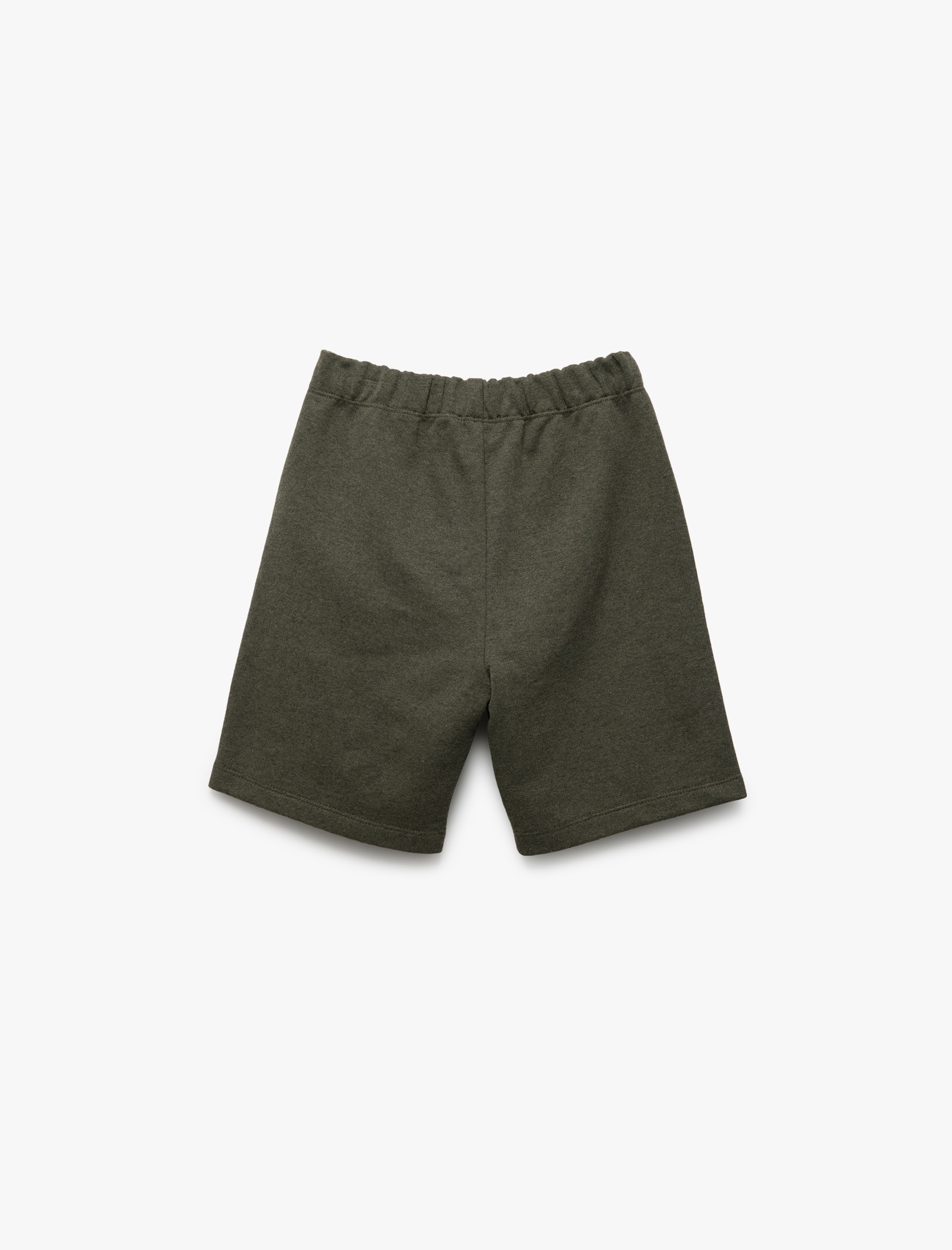  Erkek Çocuk Pamuklu Aplike Detaylı Beli Bağlamalı Şort