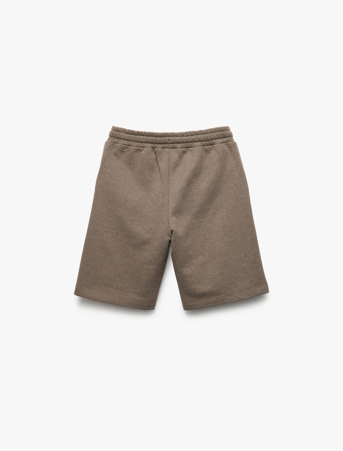 Erkek Çocuk Beli Bağcıklı Cep Detaylı ı Basic Şort