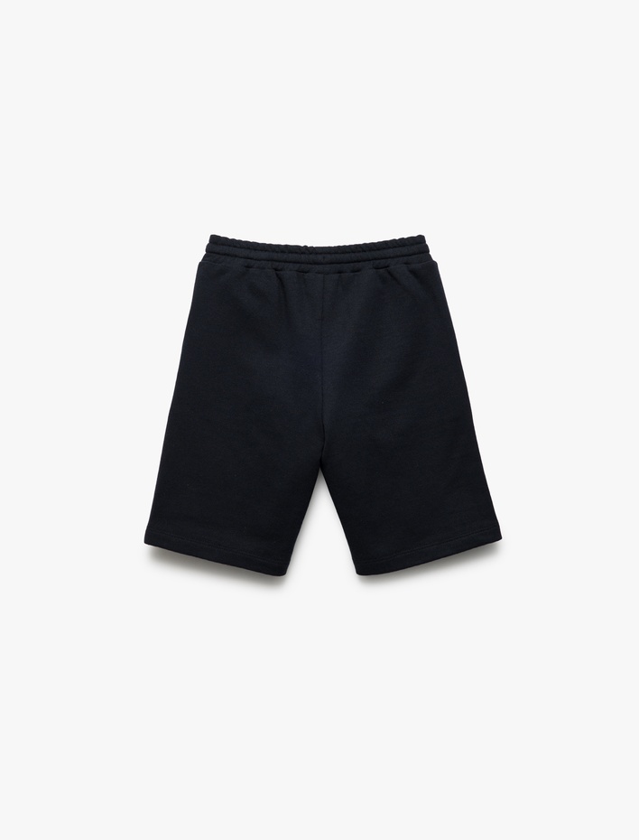 Erkek Çocuk Beli Bağcıklı Cep Detaylı ı Basic Şort