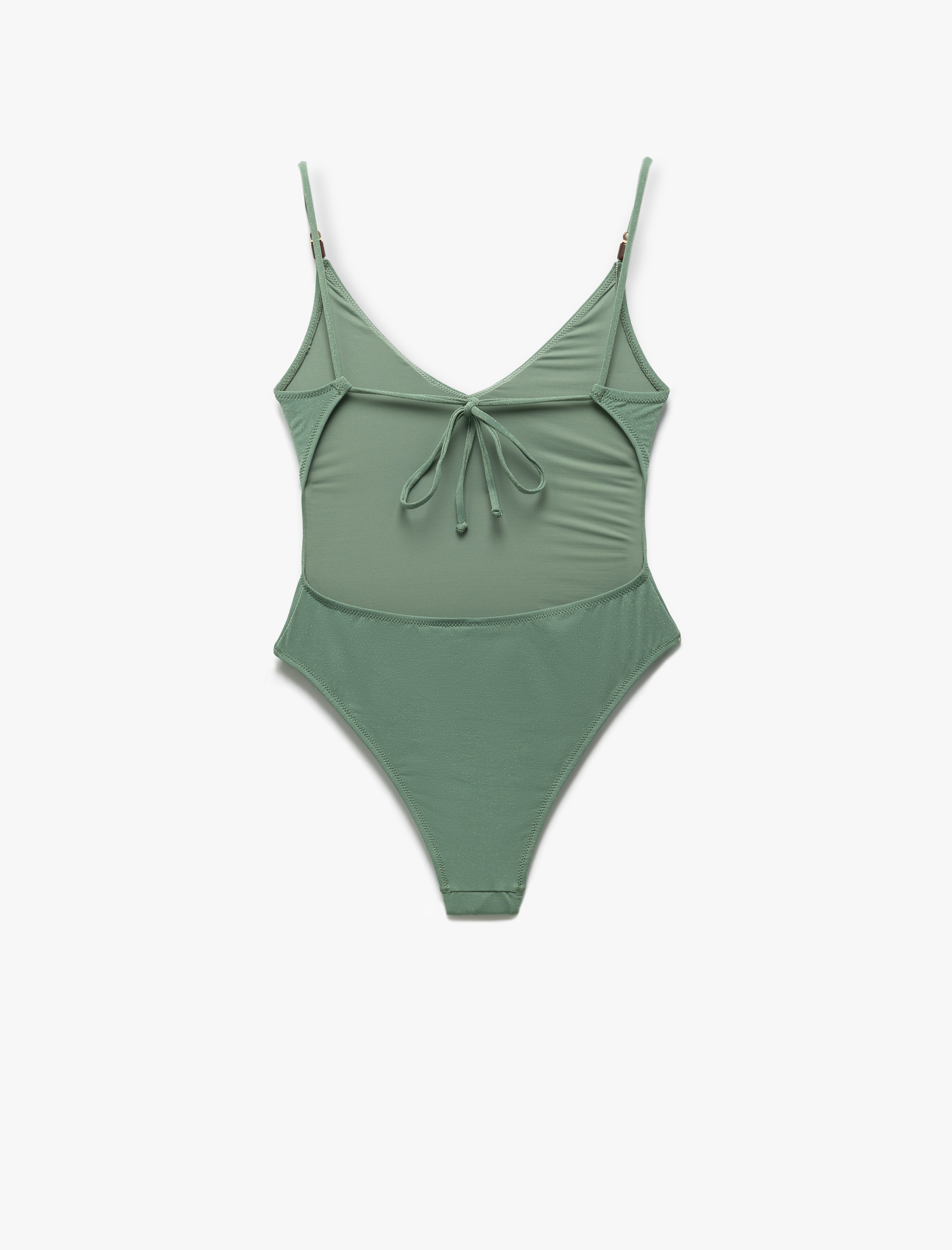   Boncuklu Derin V Yaka Mayo