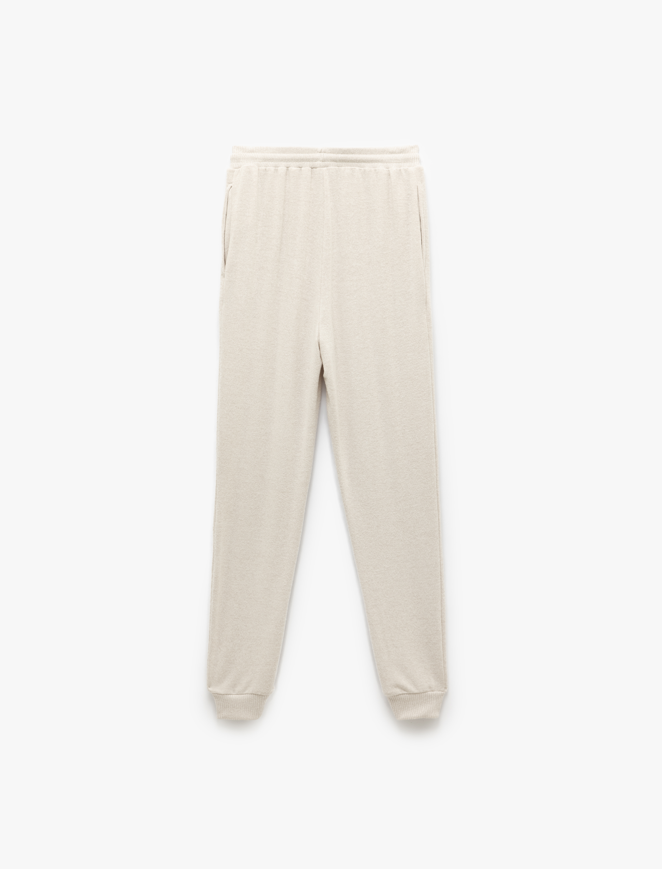   Rahat Kalıp Cepli Yumuşak Dokulu Jogger Pijama Altı