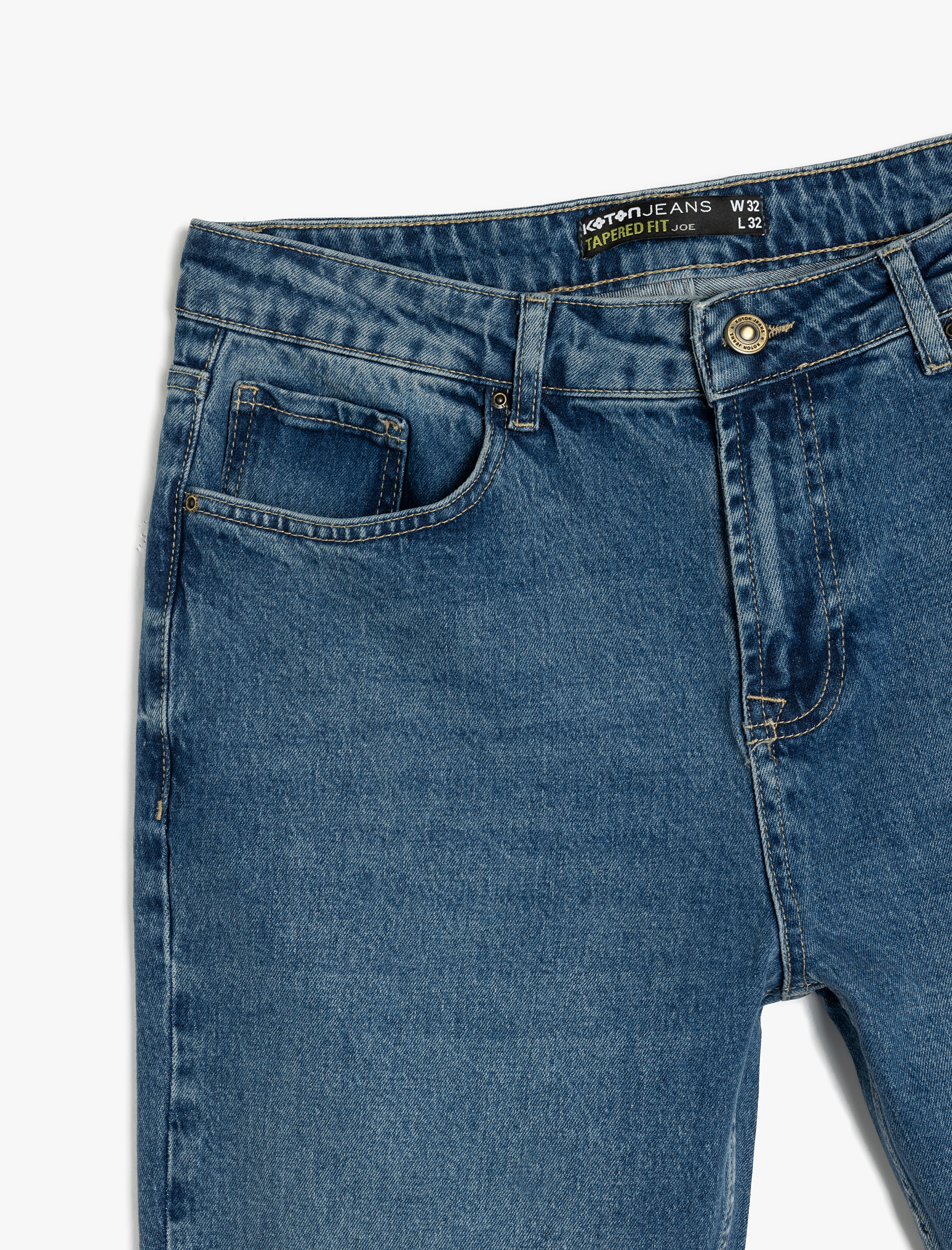   Normal Bel Pamuklu Tapered Fit Jean Pantolon - Joe Jean