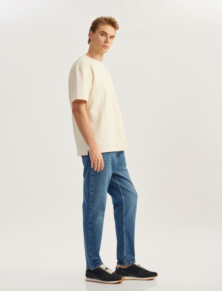  Normal Bel Pamuklu Tapered Fit Jean Pantolon - Joe Jean