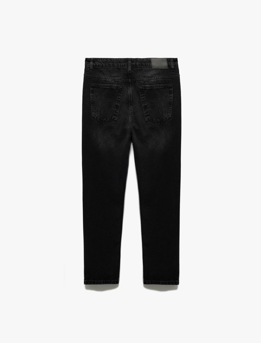   Pamuklu Loose Fit Jean Pantolon - Steve Jean