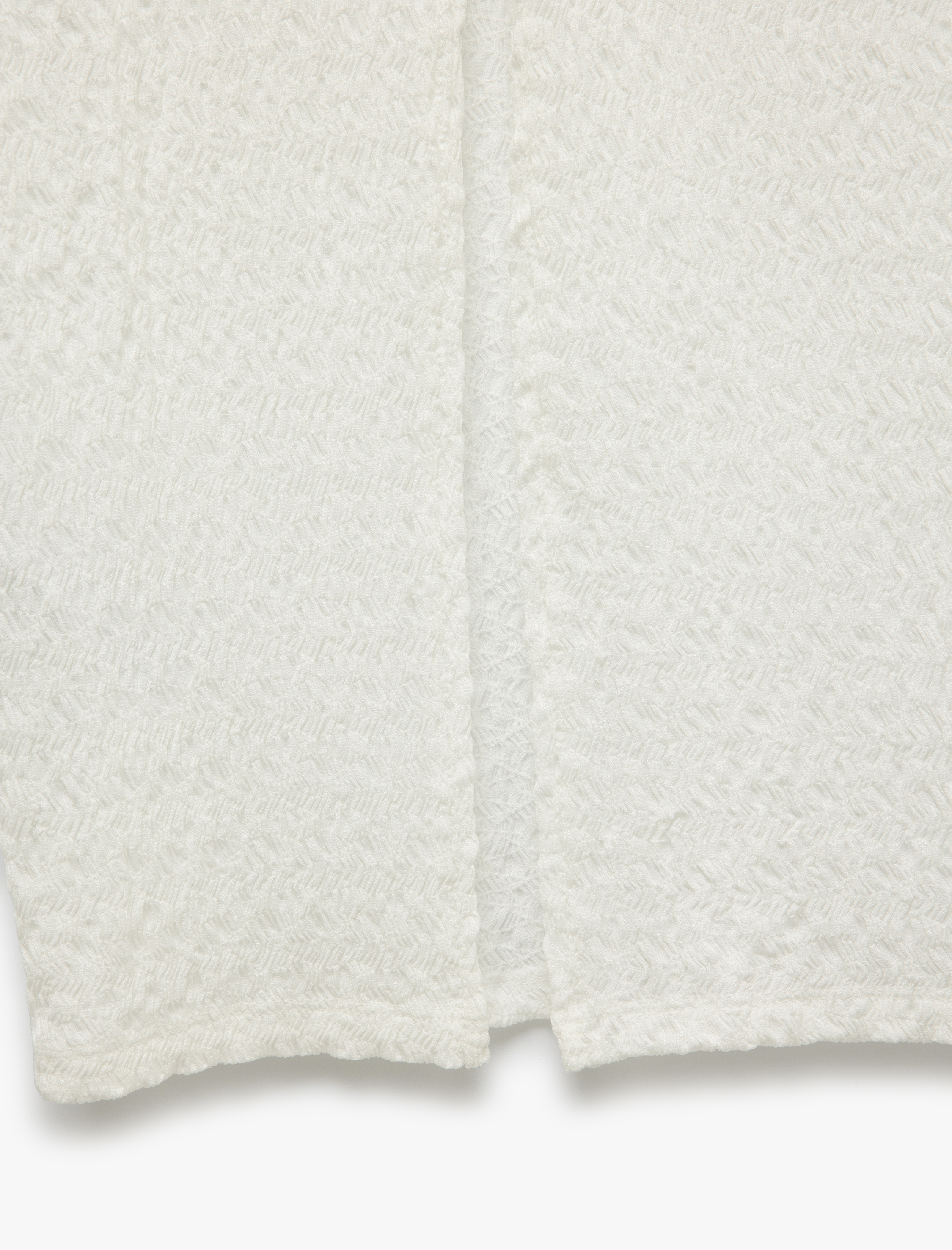   Yüksek Bel Slim Fit Yırtmaç Detaylı Astarlı Midi Kalem Etek Bürümcük