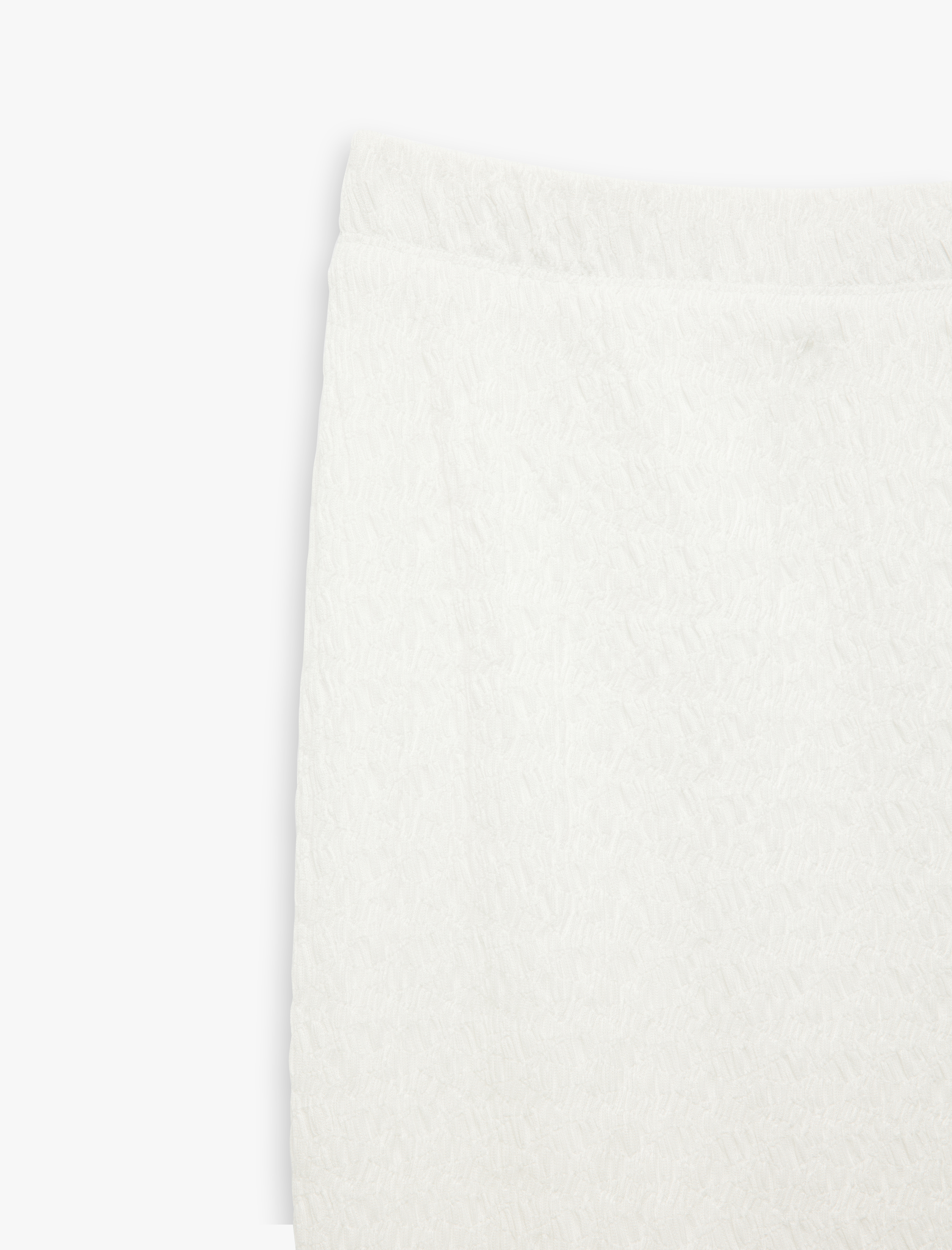   Yüksek Bel Slim Fit Yırtmaç Detaylı Astarlı Midi Kalem Etek Bürümcük