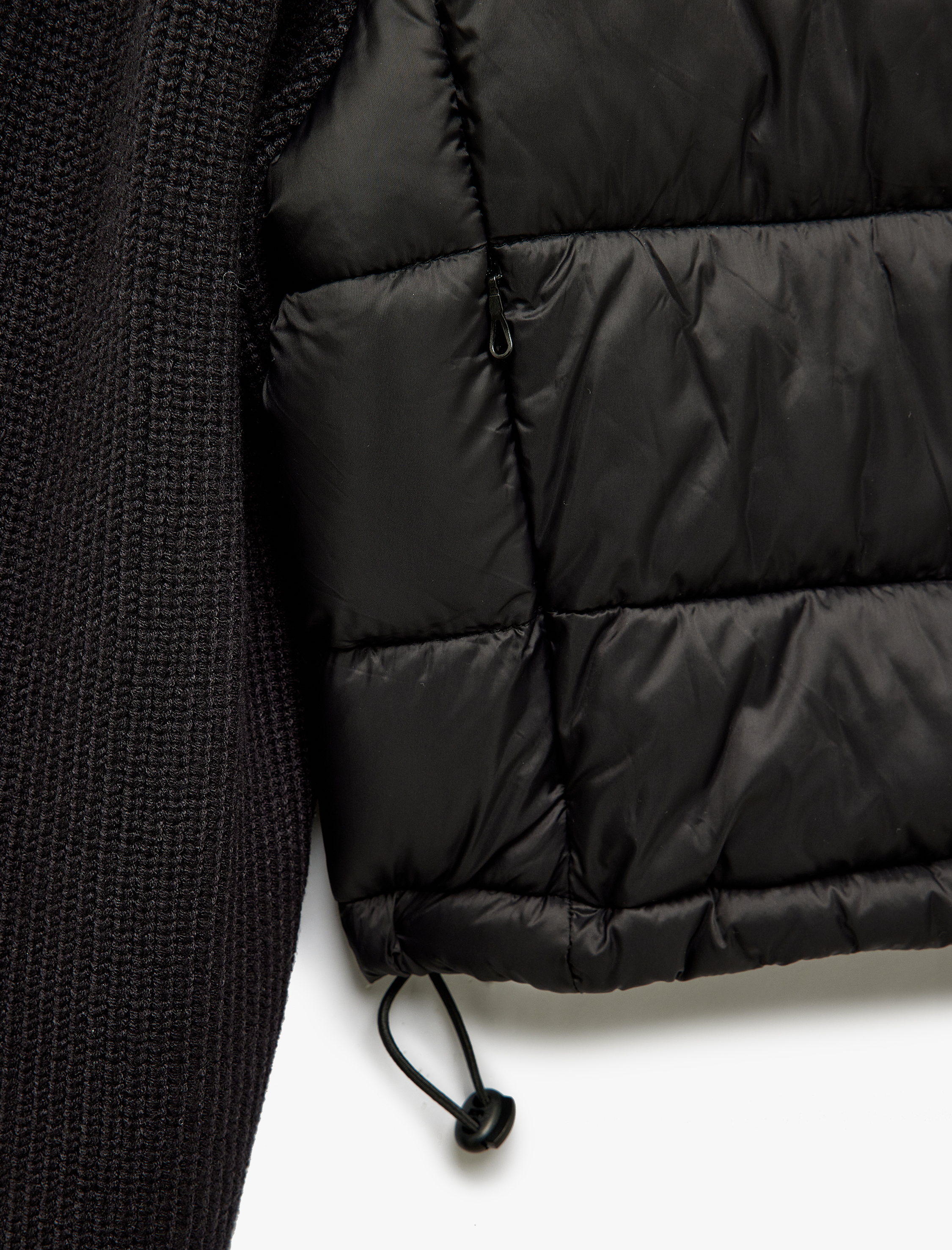   Dik Yaka Slim Fit Fermuarlı Uzun Kollu Ceket