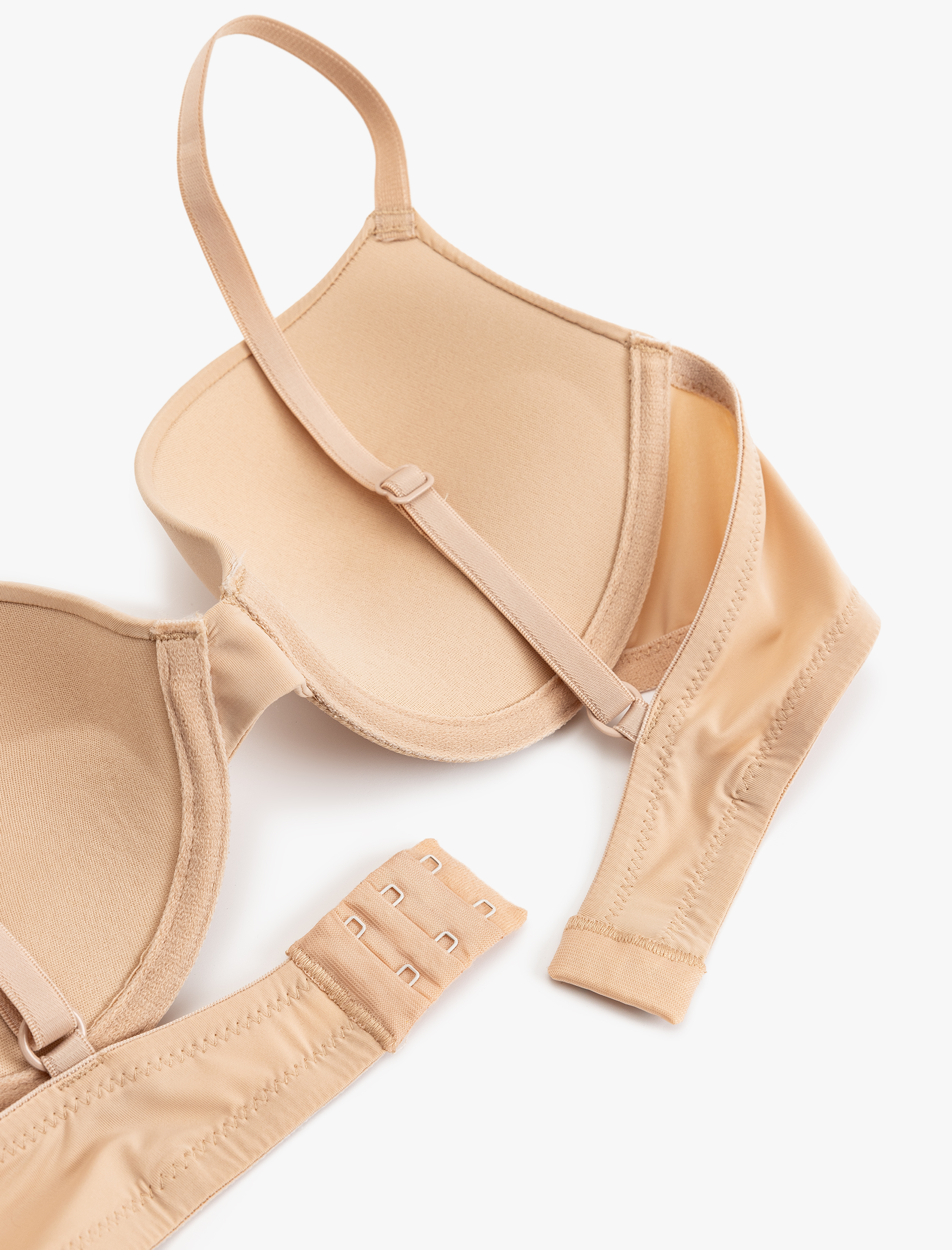   Yarım Dolgulu Balenli Kaplı Push Up Sütyen