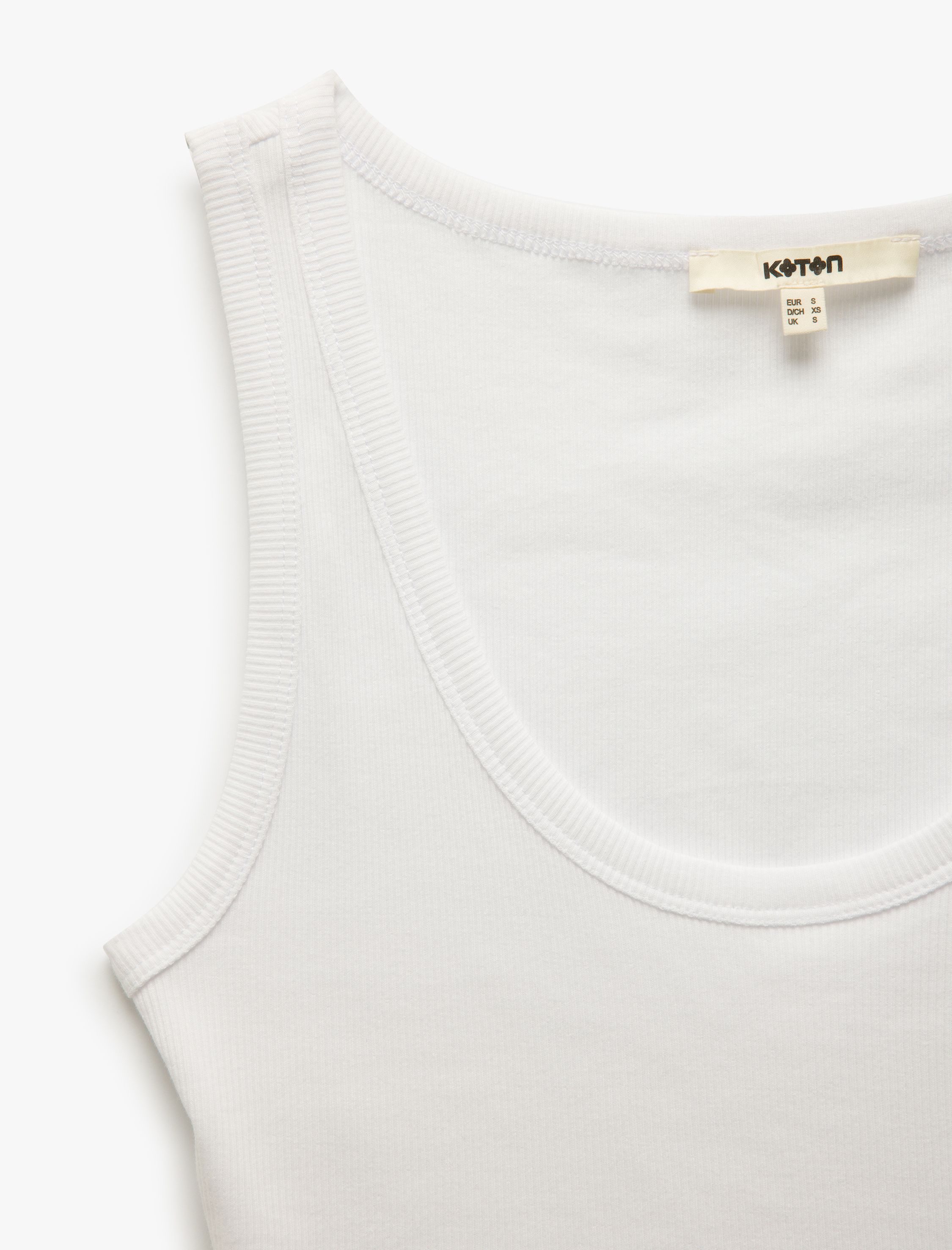   Regular Fit Pamuklu Kolsuz U Yaka Atlet