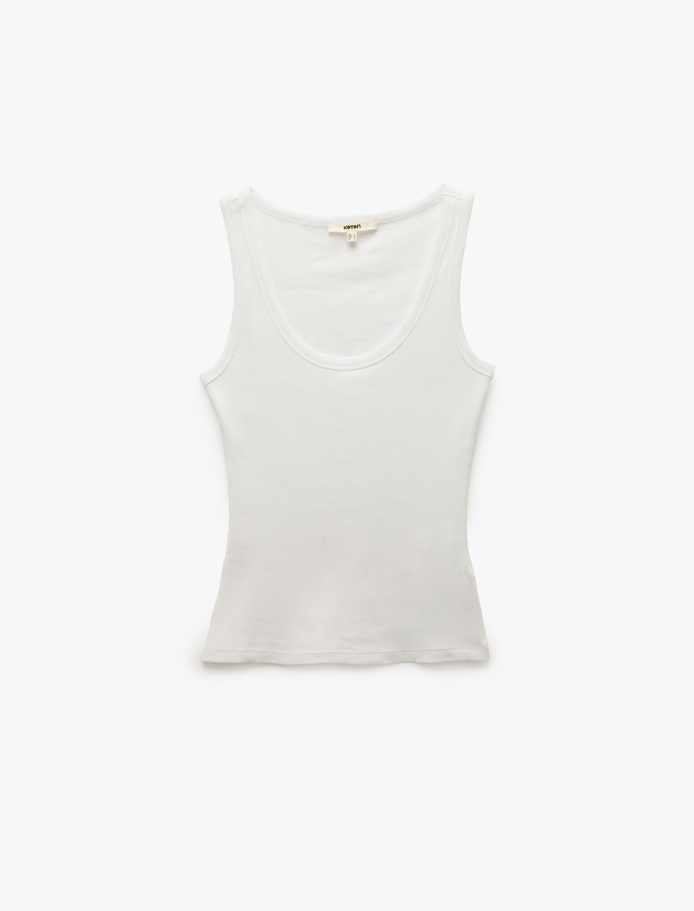   Regular Fit Pamuklu Kolsuz U Yaka Atlet