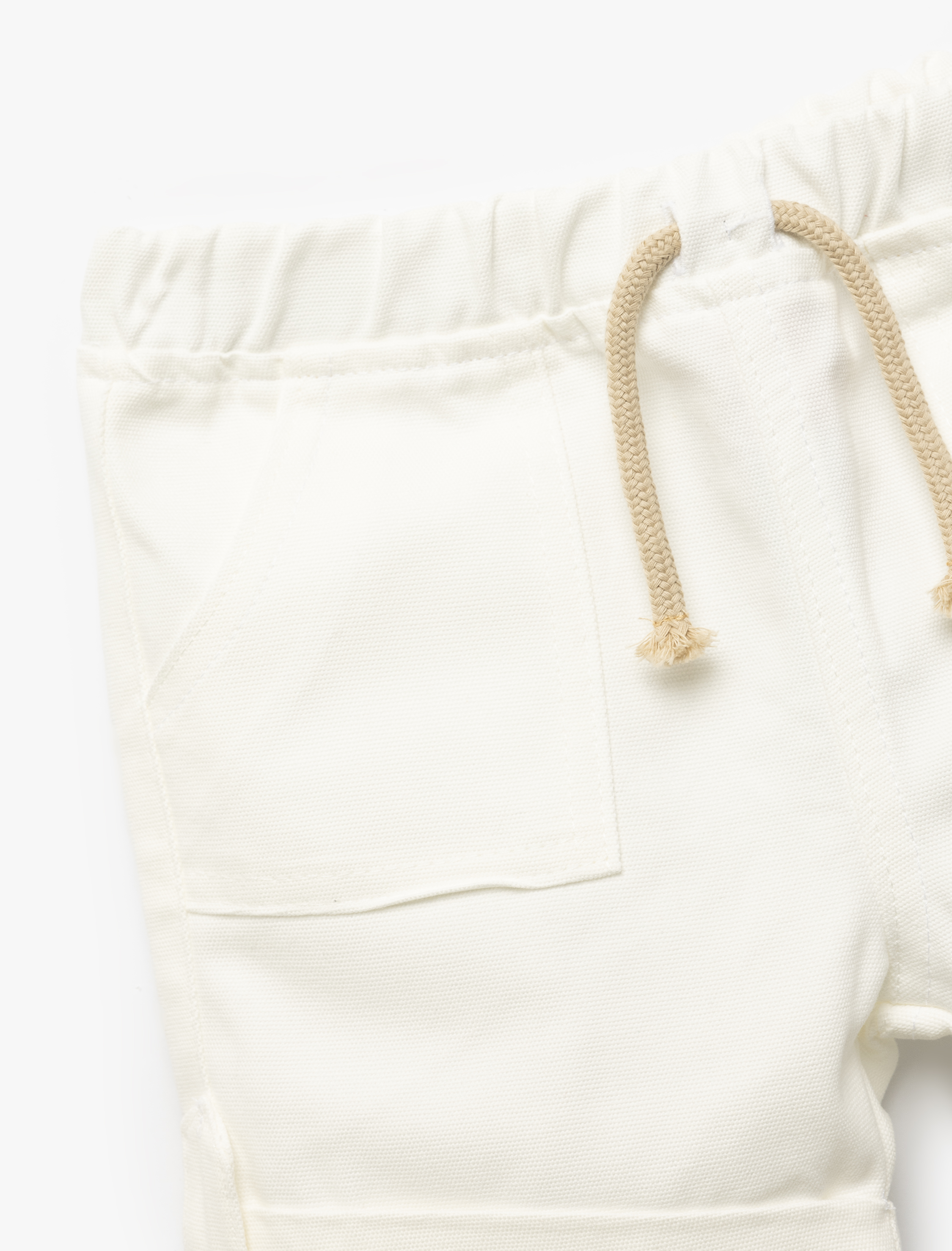  Erkek Bebek Pamuklu Cep Detaylı Beli Lastikli Basic Şort