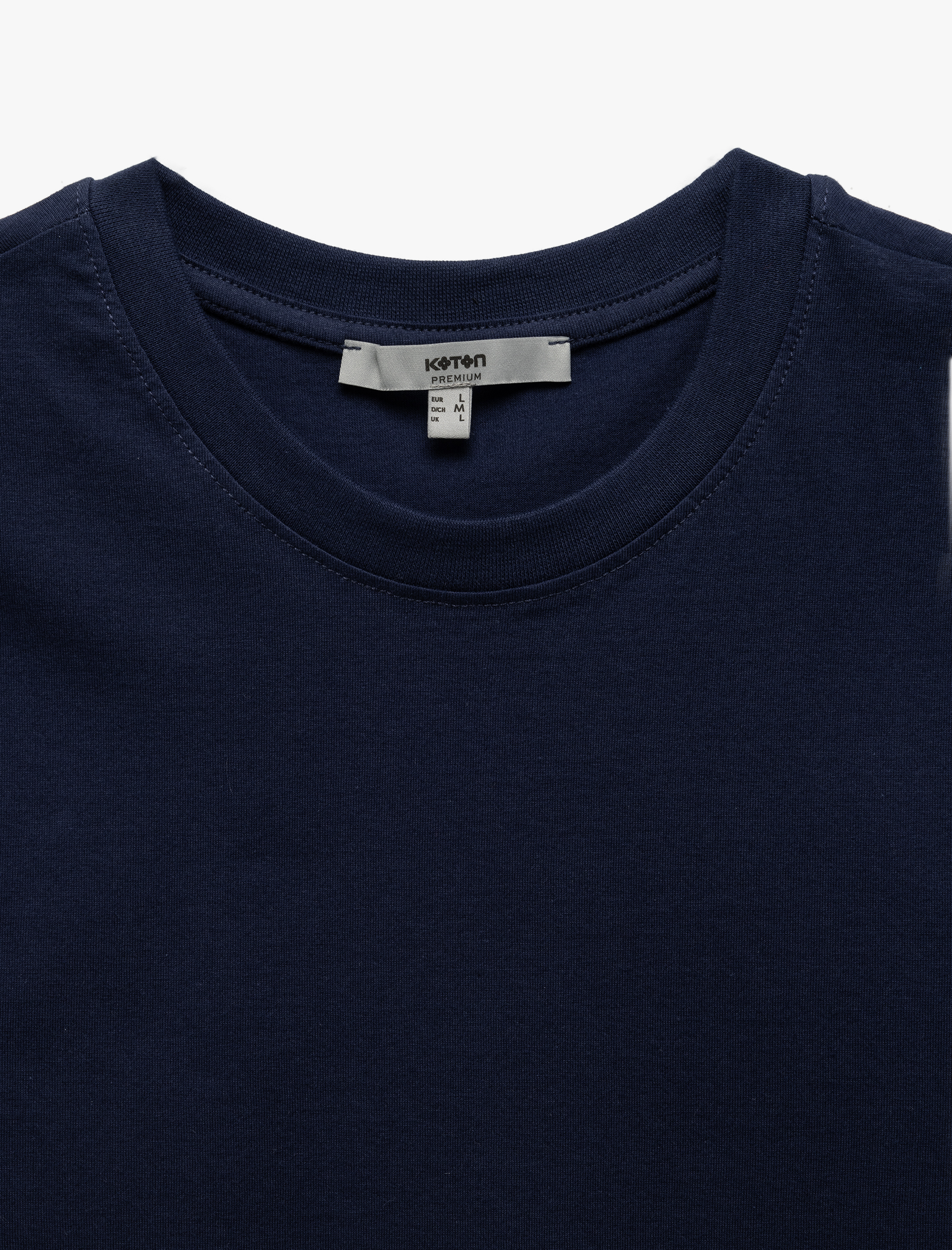   Pamuklu Kısa Kollu Bisiklet Yaka Basic Erkek Slim Fit Tişört