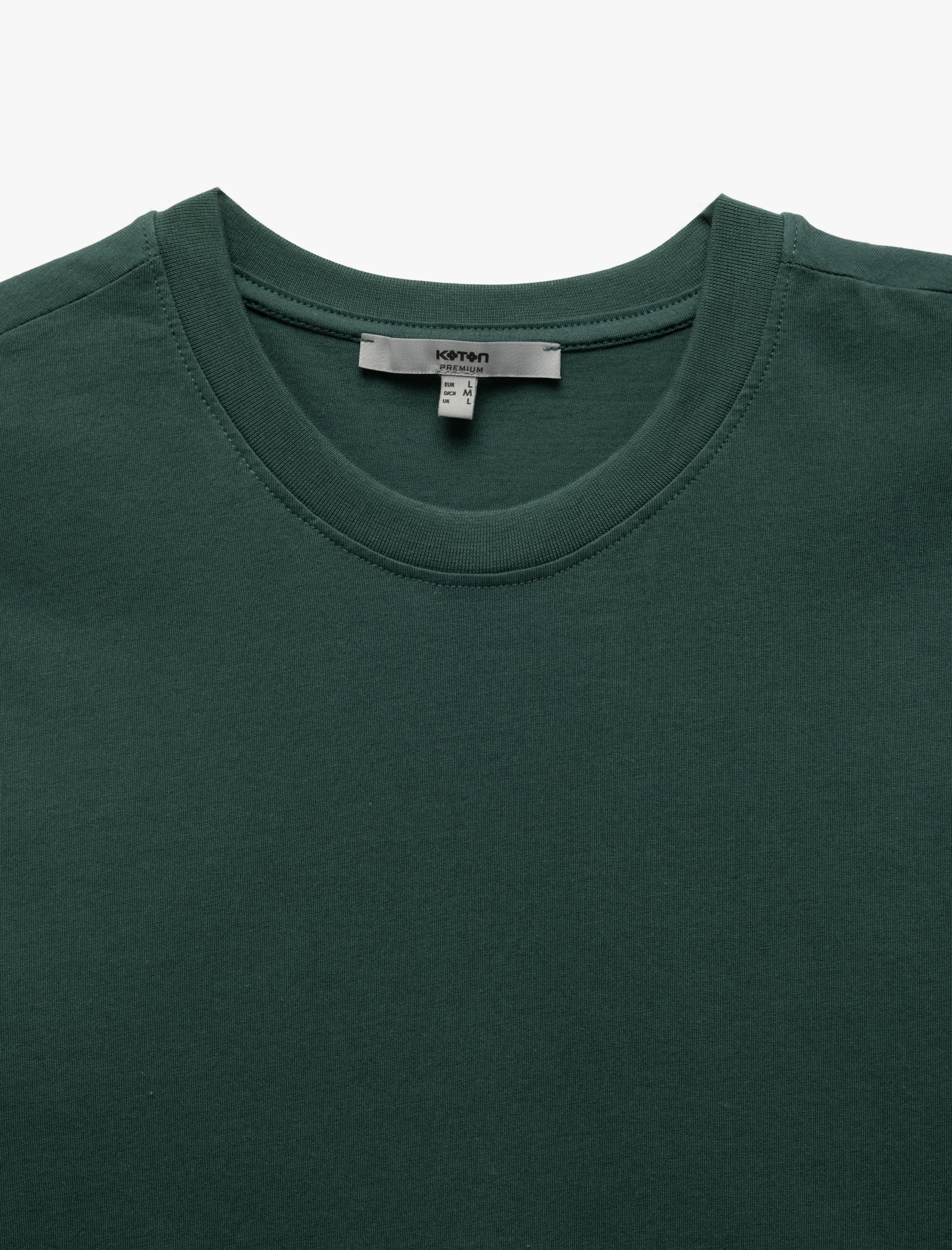 Pamuklu Kısa Kollu Bisiklet Yaka Basic Erkek Slim Fit Tişört