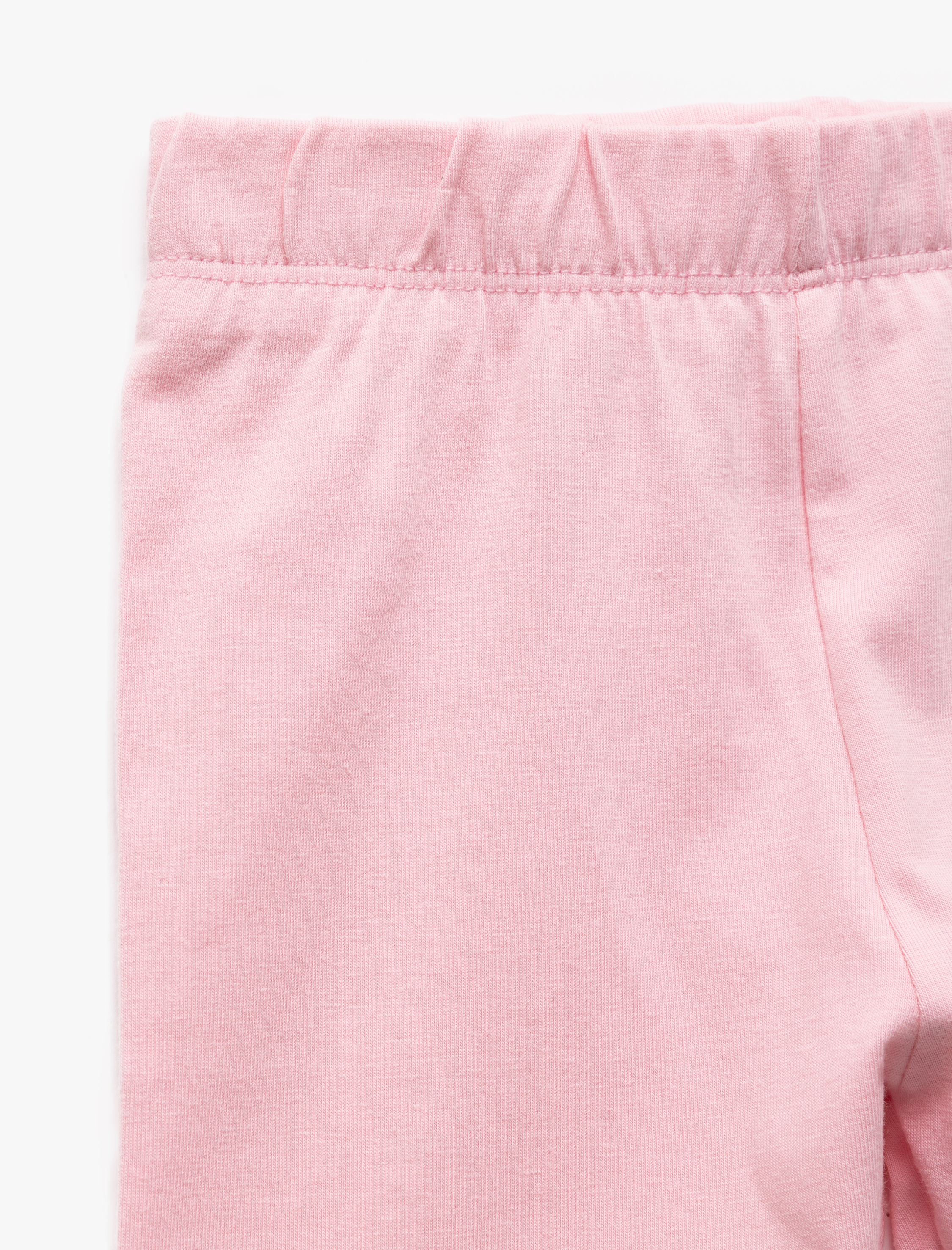  Kız Çocuk Pamuklu Beli Lastikli Basic Kısa Tayt