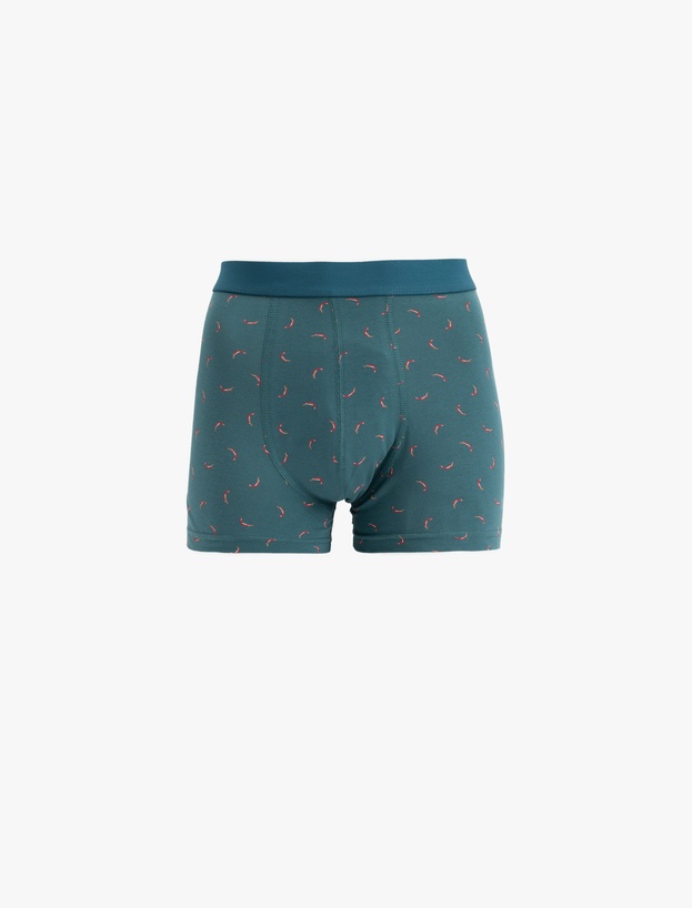 Pamuklu 3'lü Desenli Boxer Seti_3