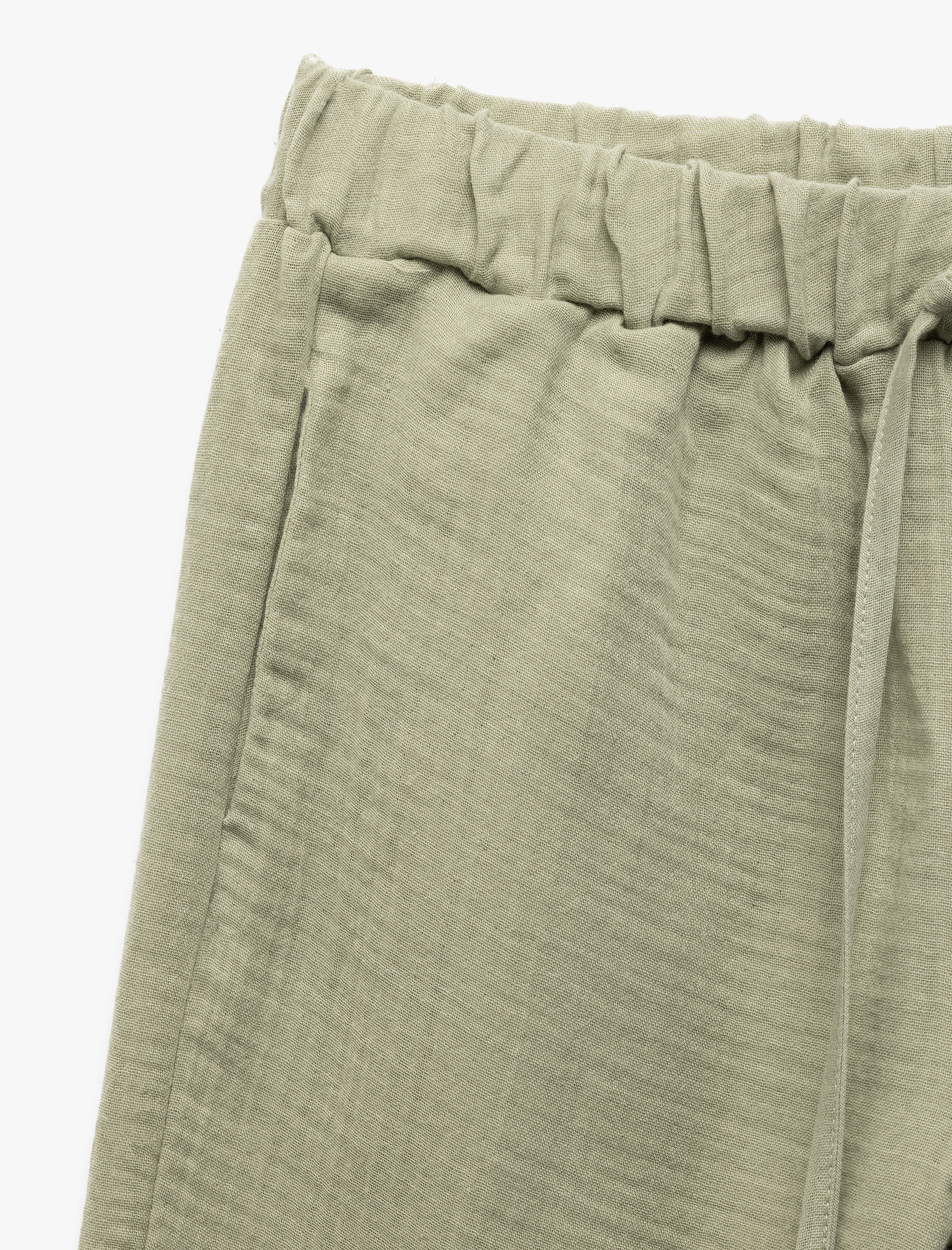   Beli Bağcıklı Cepli Rahat Kesim Pantolon