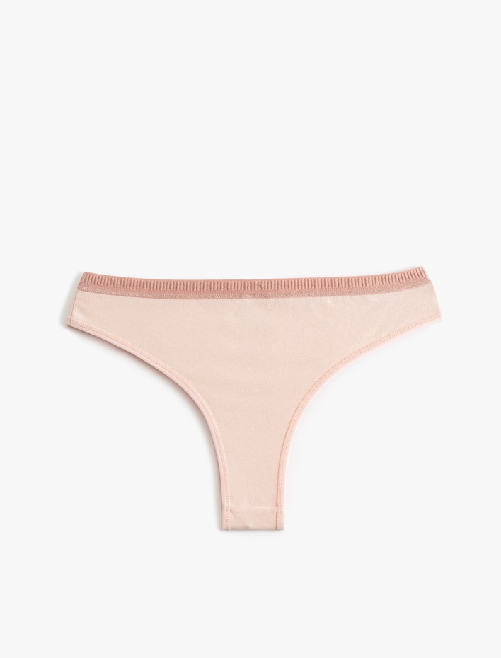  Pamuklu Baskılı Kadın Brazilian Külot