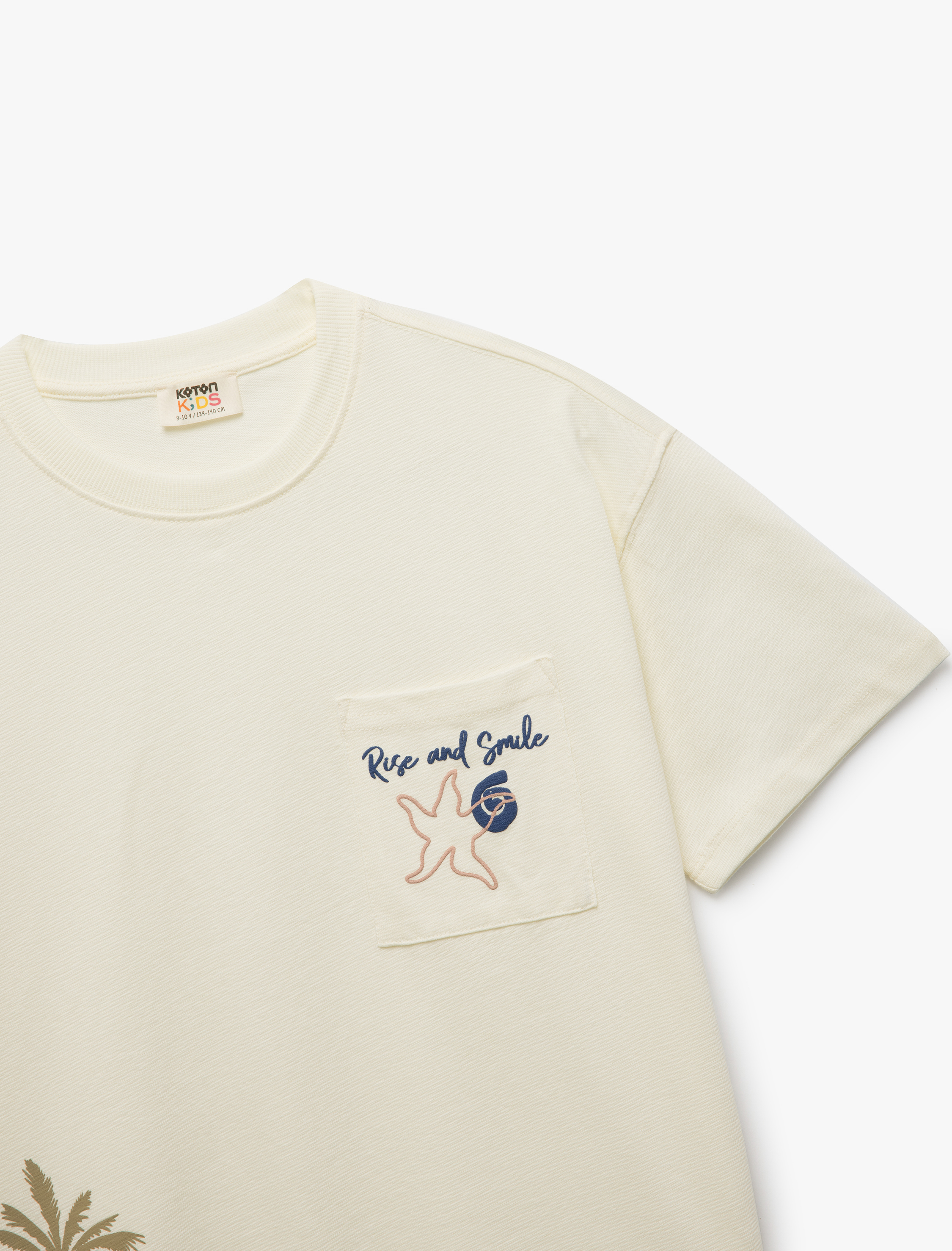  Erkek Çocuk Bisiklet Yaka Kısa Kollu Pamuklu Tişört