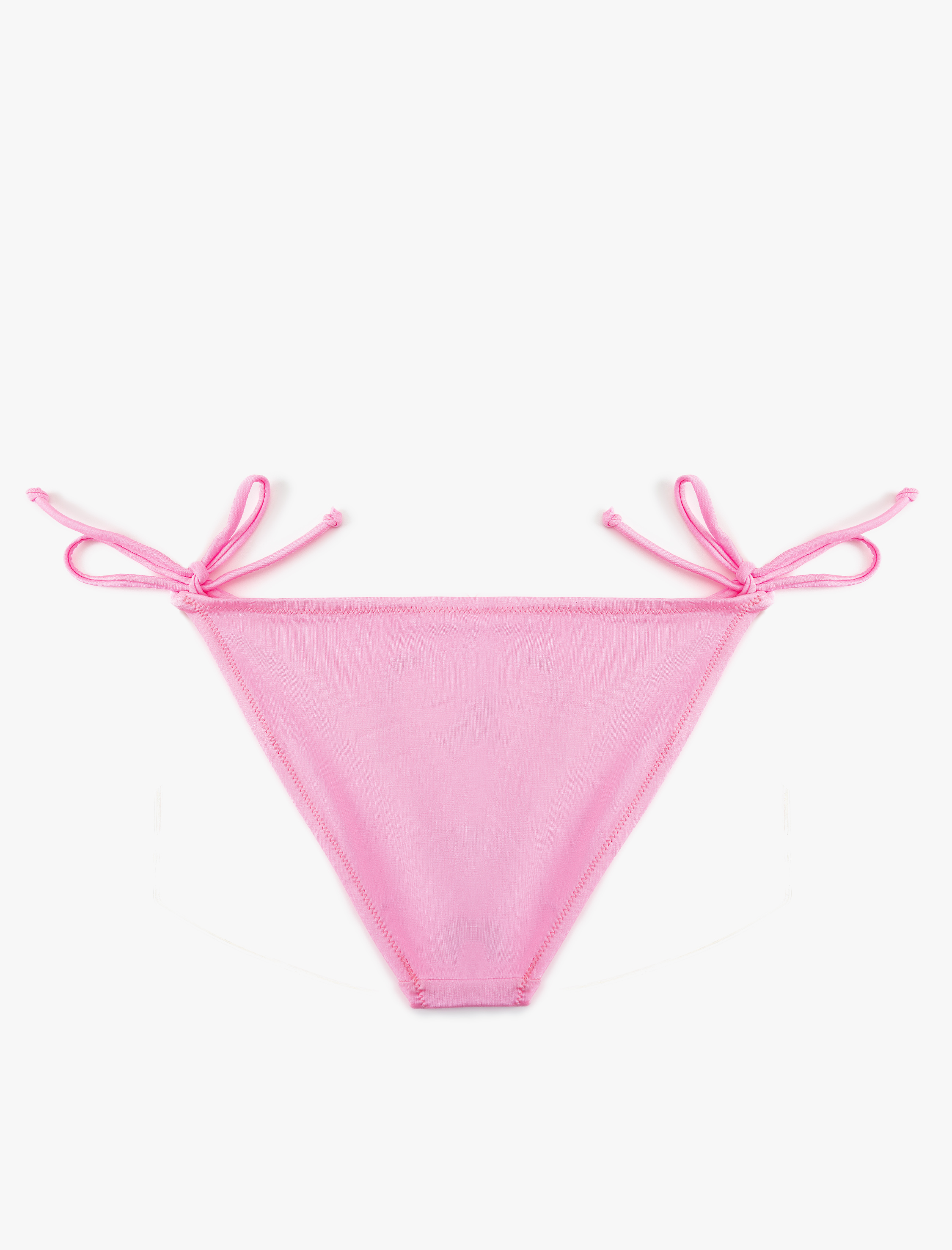   Parlak Yanları Bağlamalı İpli Bikini Altı