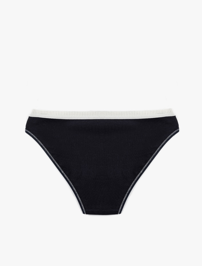  Pamuklu Baskılı Brief Kadın Külot