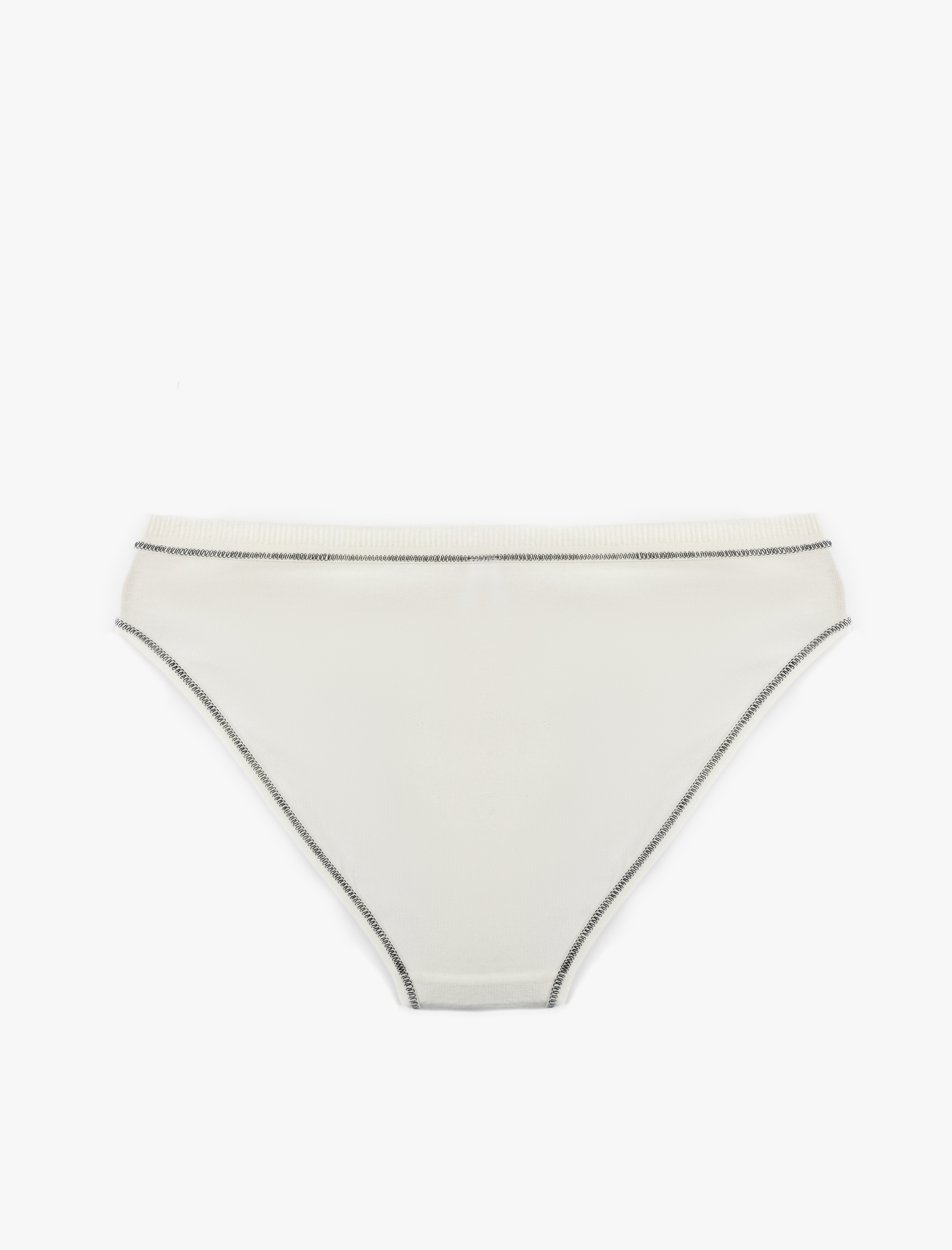   Pamuklu Dikiş Detaylı Baskılı Brief Kadın Külot