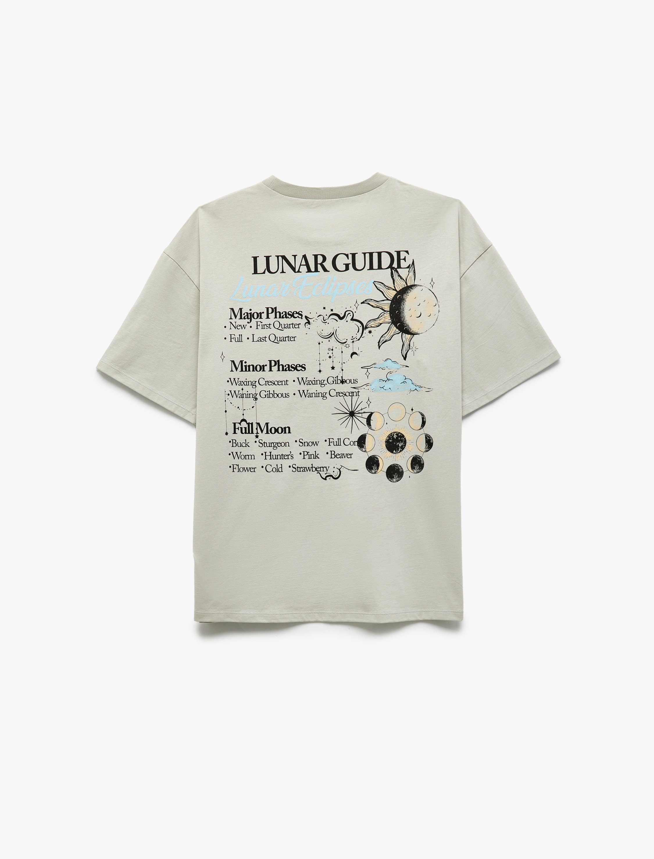   Bisiklet Yaka Arkası Baskılı Kısa Kollu Bisiklet Yaka Tişört